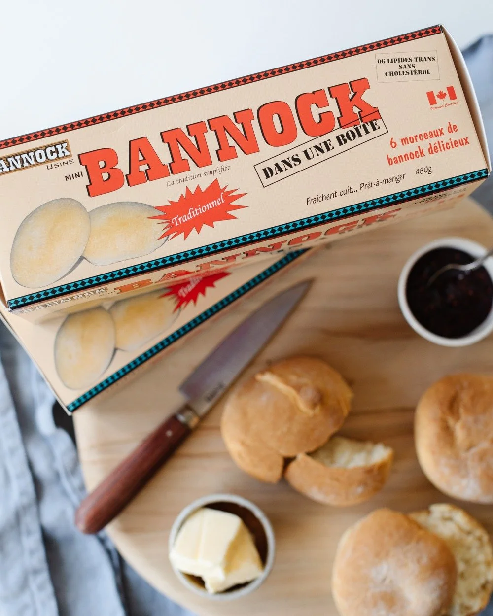 retail/wholesale pre baked bannock