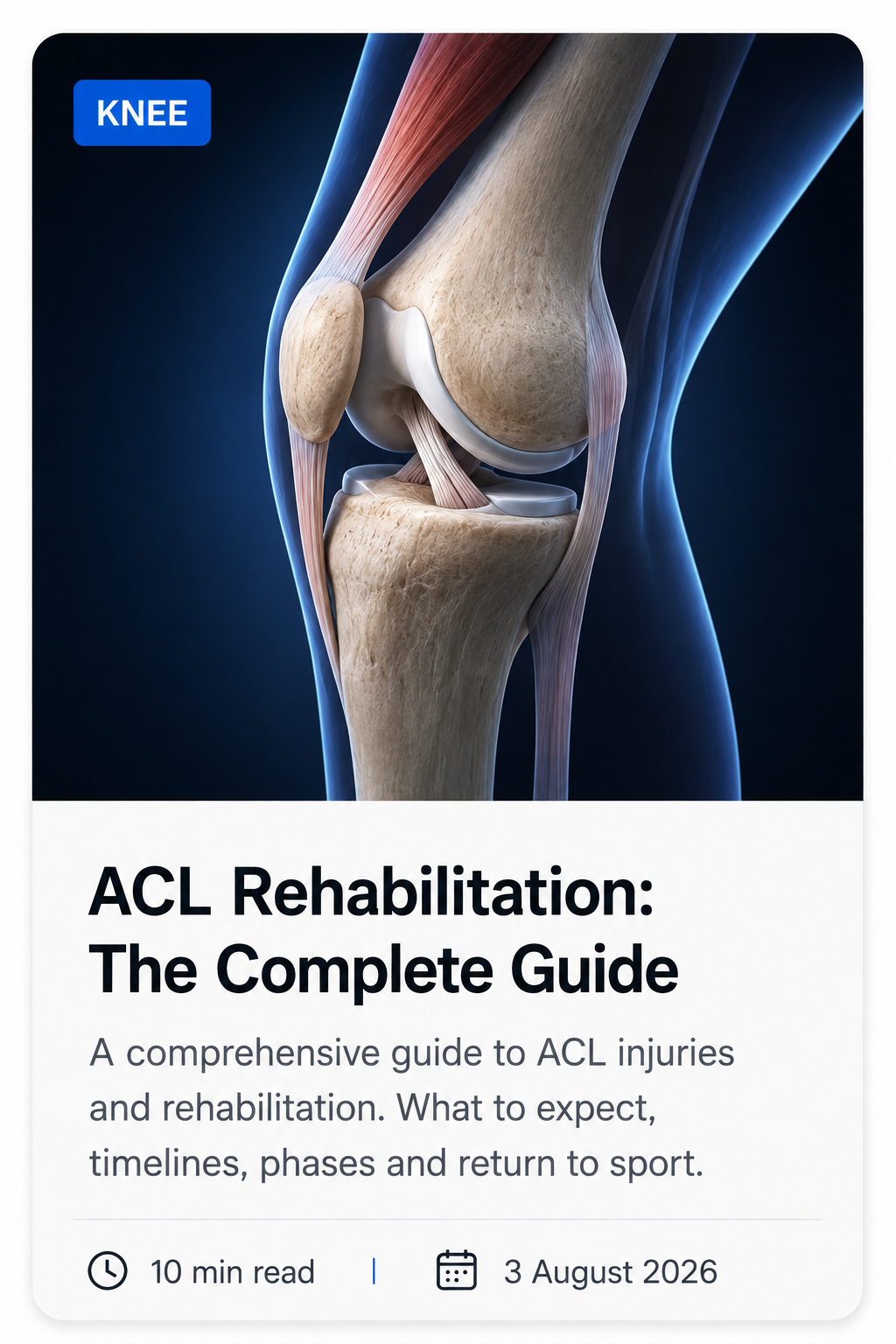ACL rehab, what rehab to do after ACL rehab, how long is ACL rehab, Do's and don'ts after ACL rehab, When can I drive after ACL rehab, when can I walk after ACL rehab, when can I run after ACL rehab, how to strengthen my knee after ACL rehab, Bio