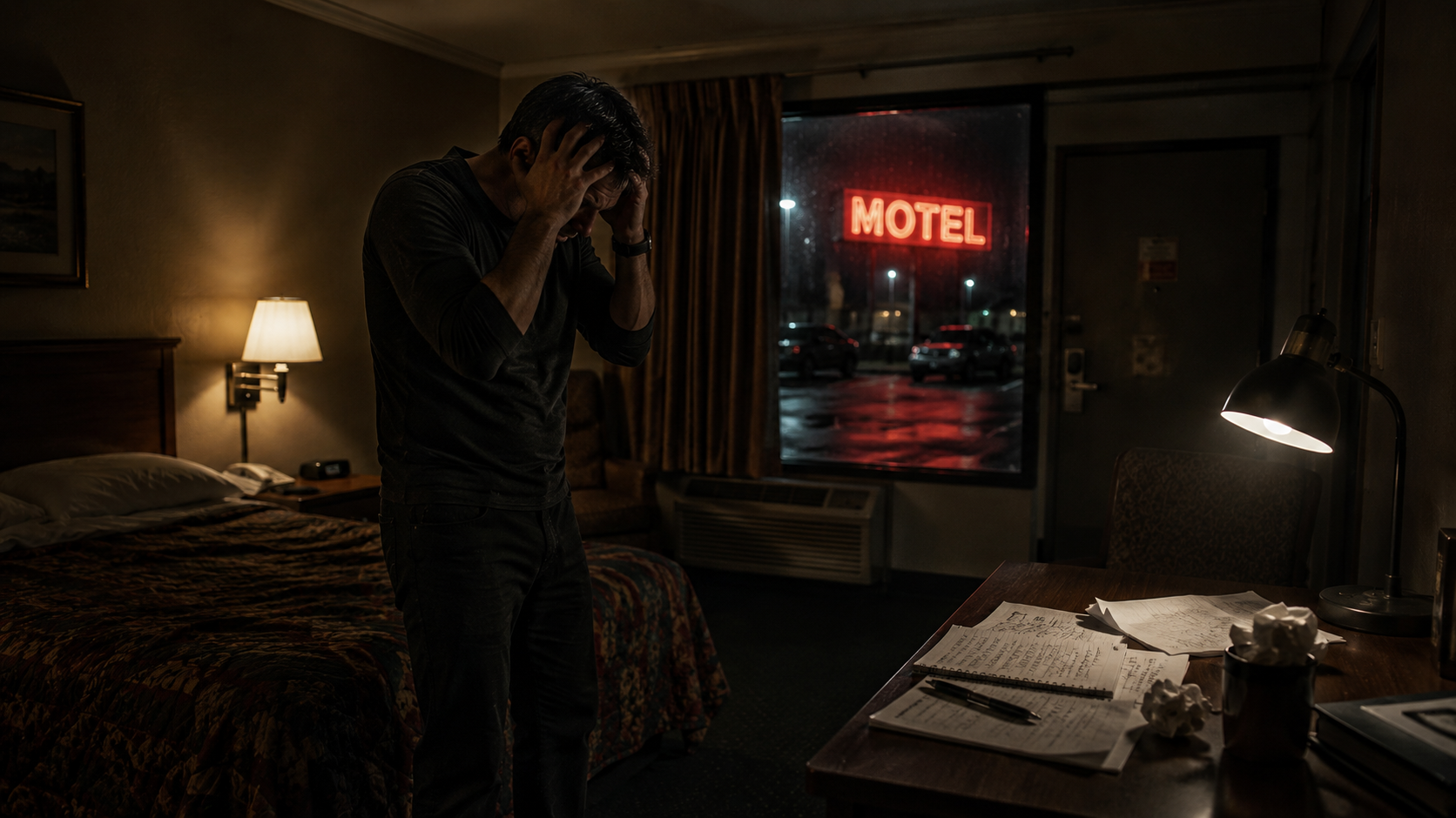 As his world continues to unravel, Jeff confronts the quiet despair that nobody else can see.