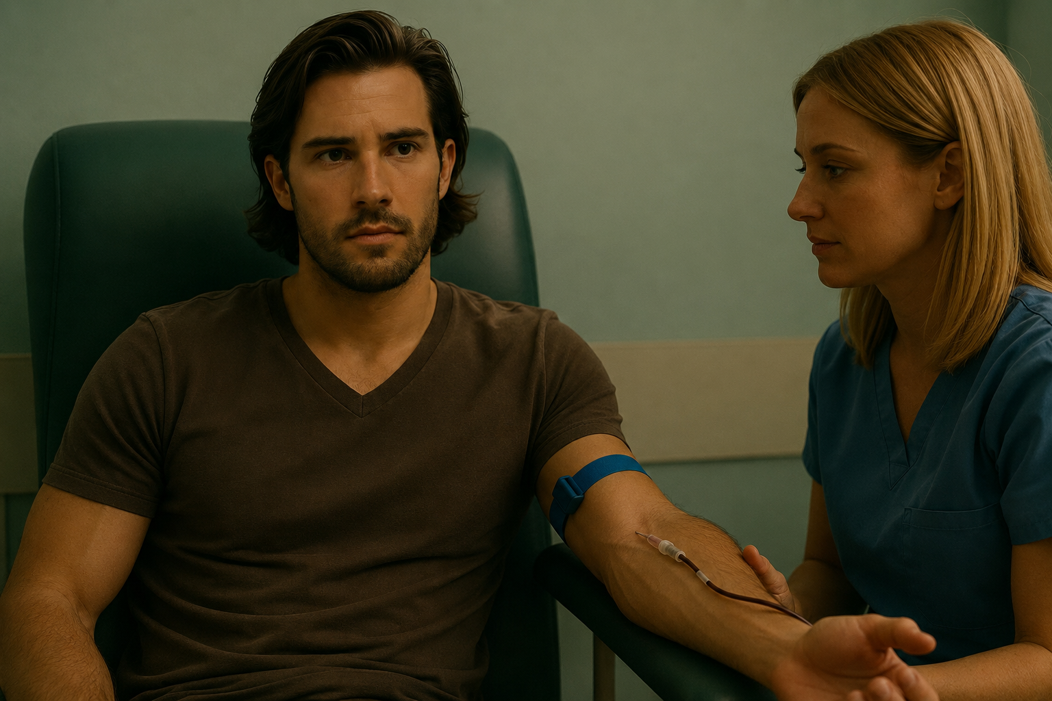 Connor Mackenzie donates blood, unaware that a simple act of kindness will change his life forever.