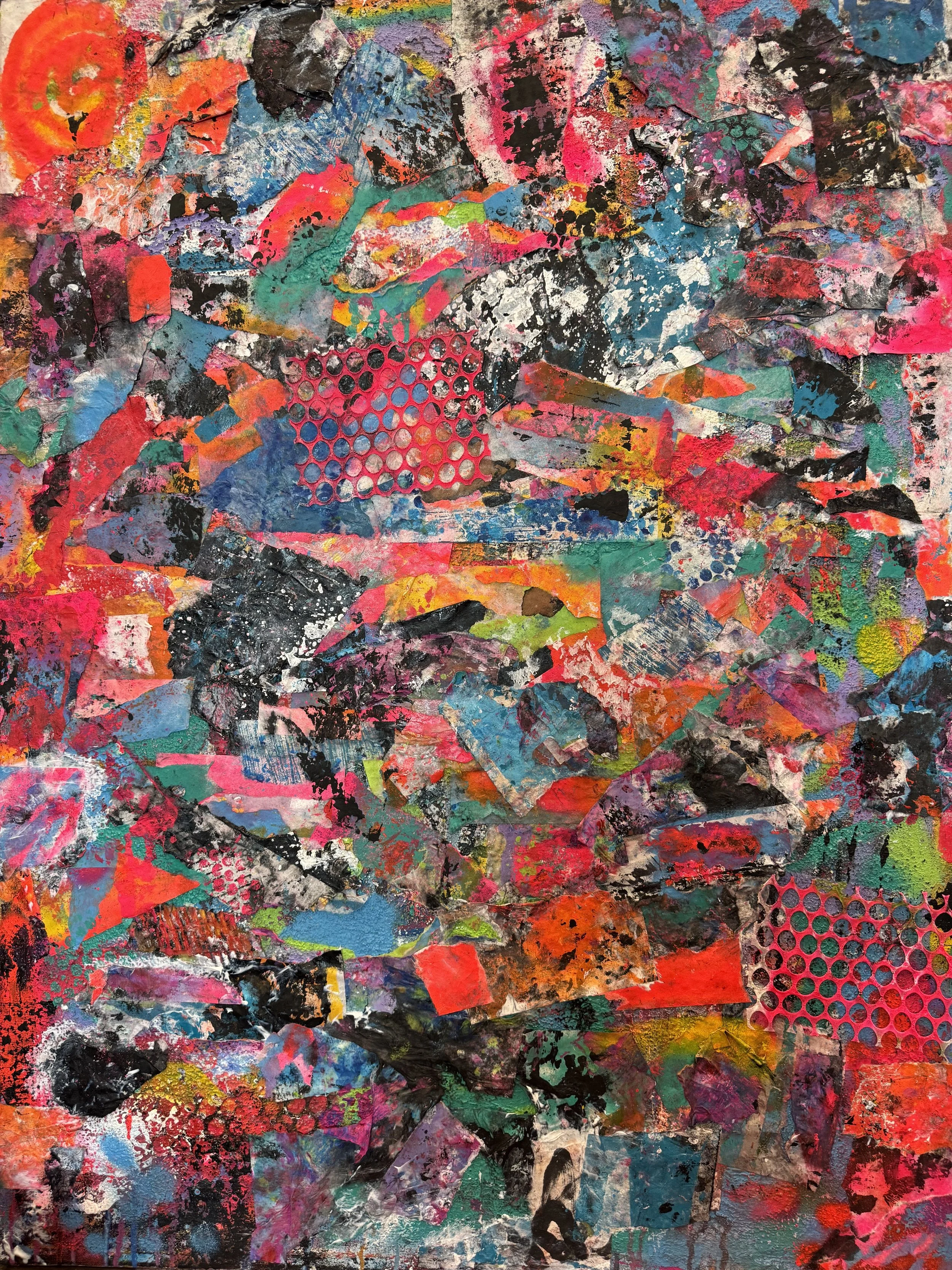 TAKE UP SPACE | 30x40" | Mixed Media