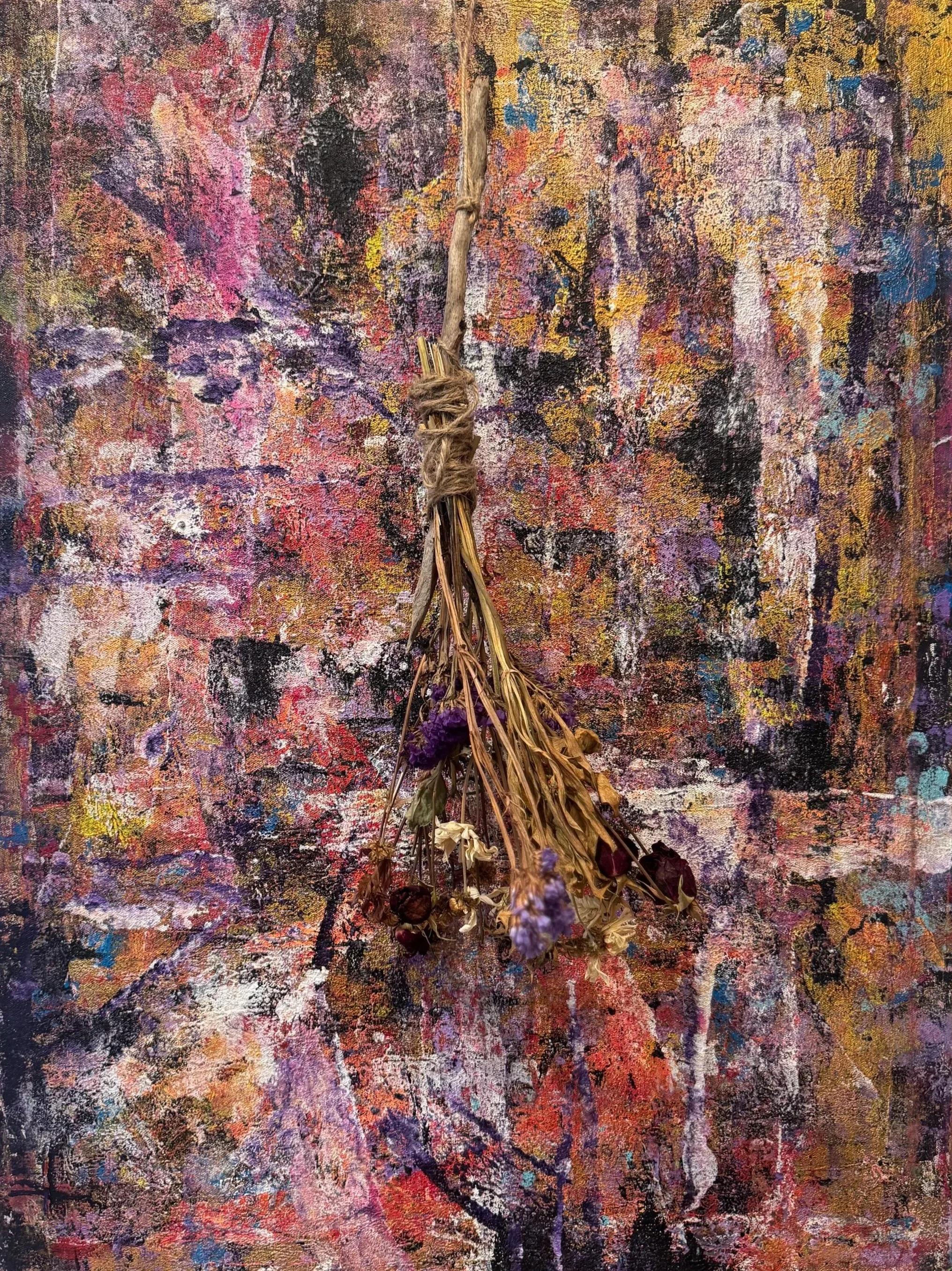 LAVENDER | 24x30" | Mixed Media 