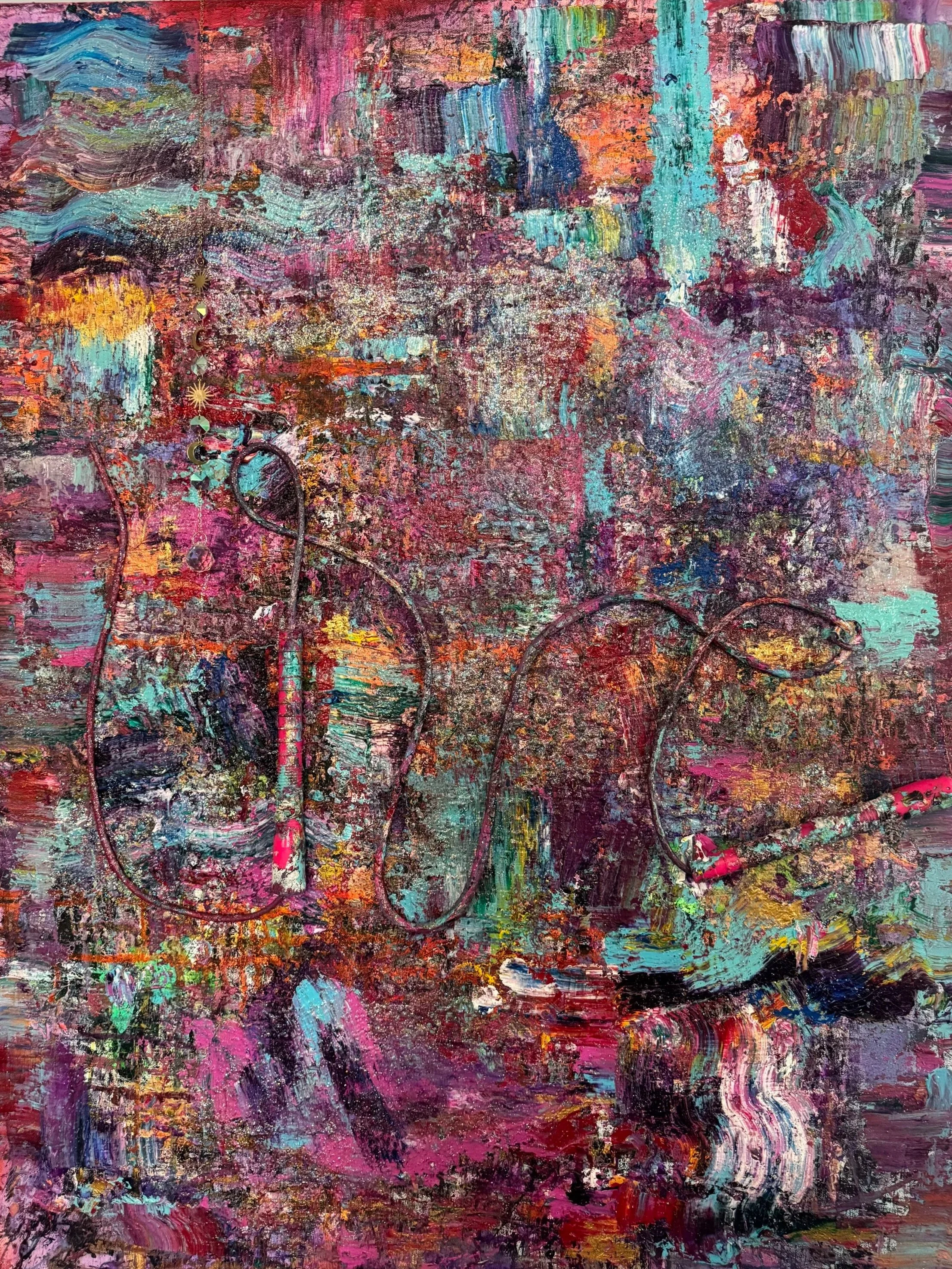 LIVE | 30x40" | Mixed Media