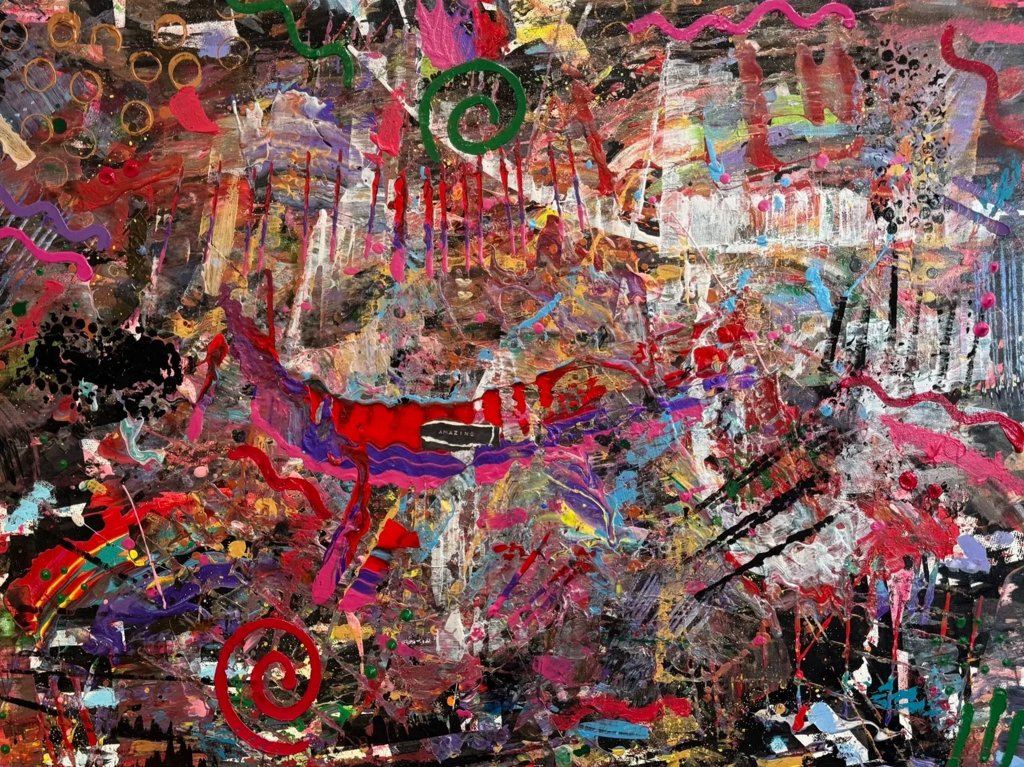 AMAZING | 30x40" | Mixed Media