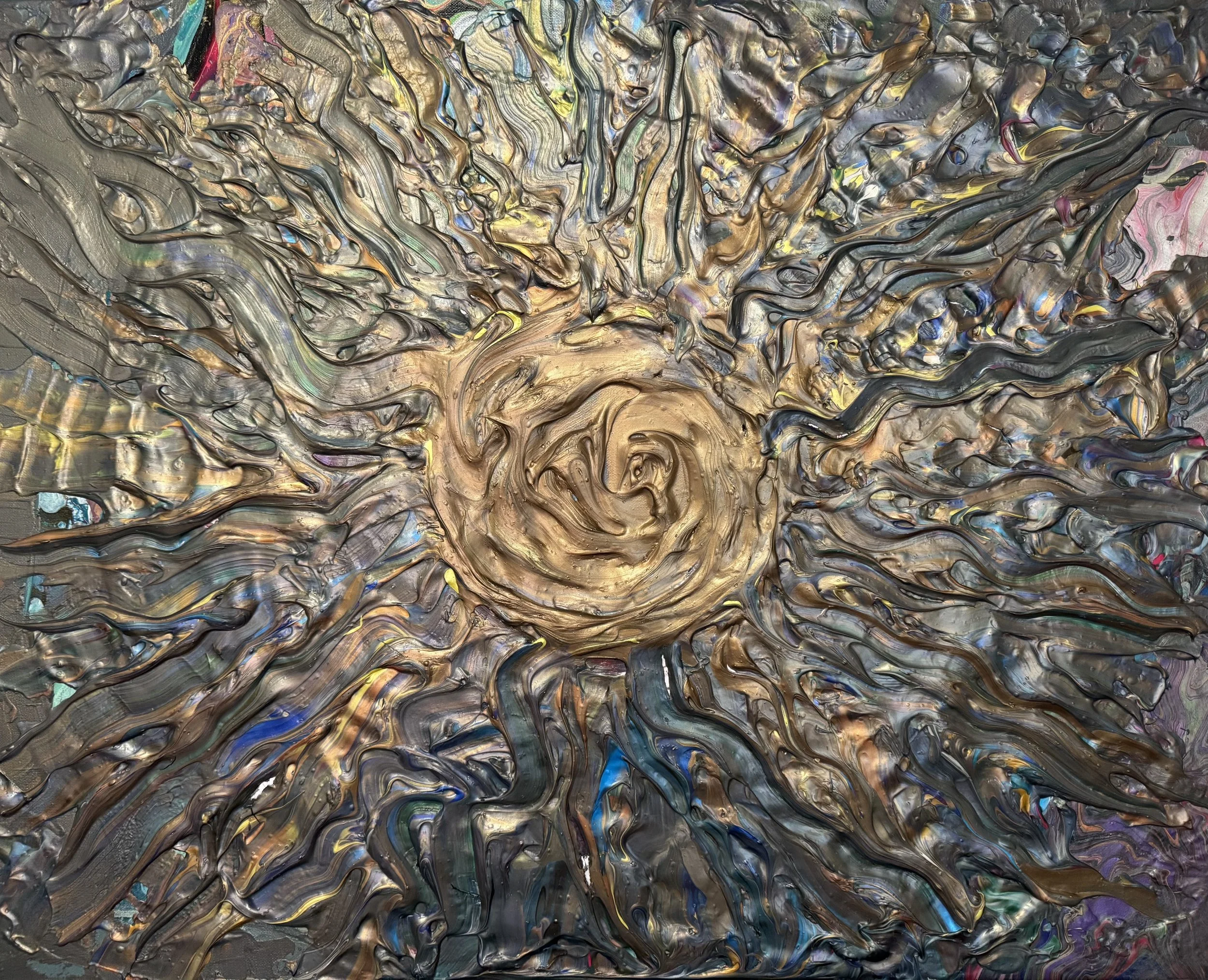 SUNSHINE | 24x30' | Mixed Media 