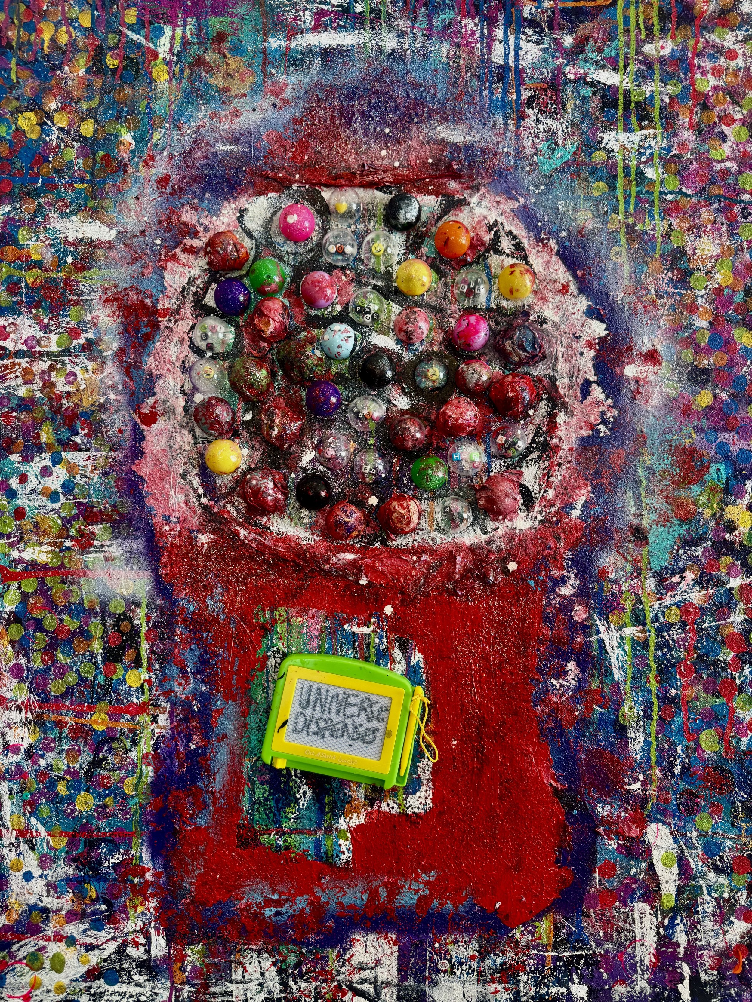 THE UNIVERSE DISPENSES | 30x40" | Mixed Media
