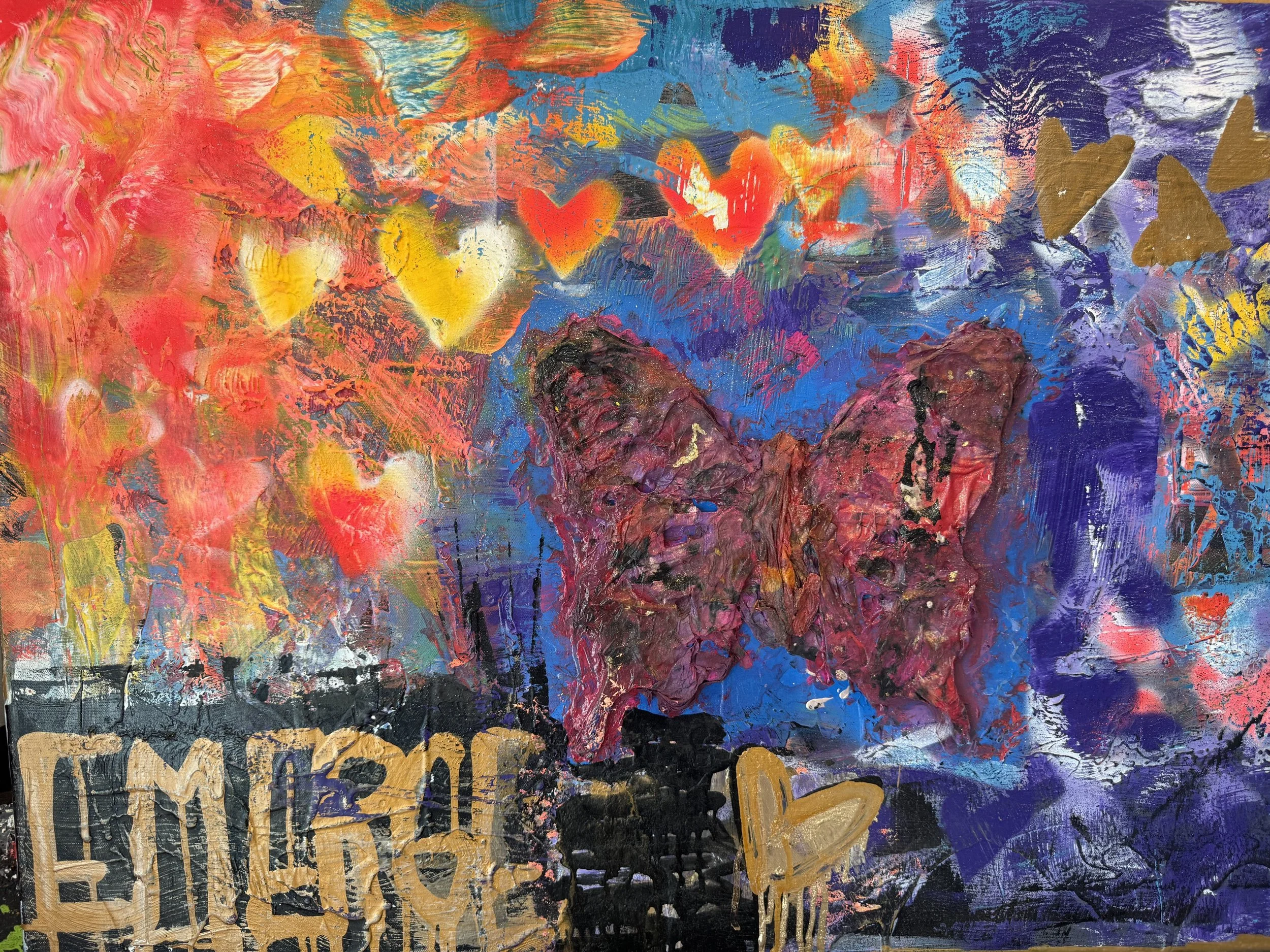 EMERGE | 24x36" | Mixed Media