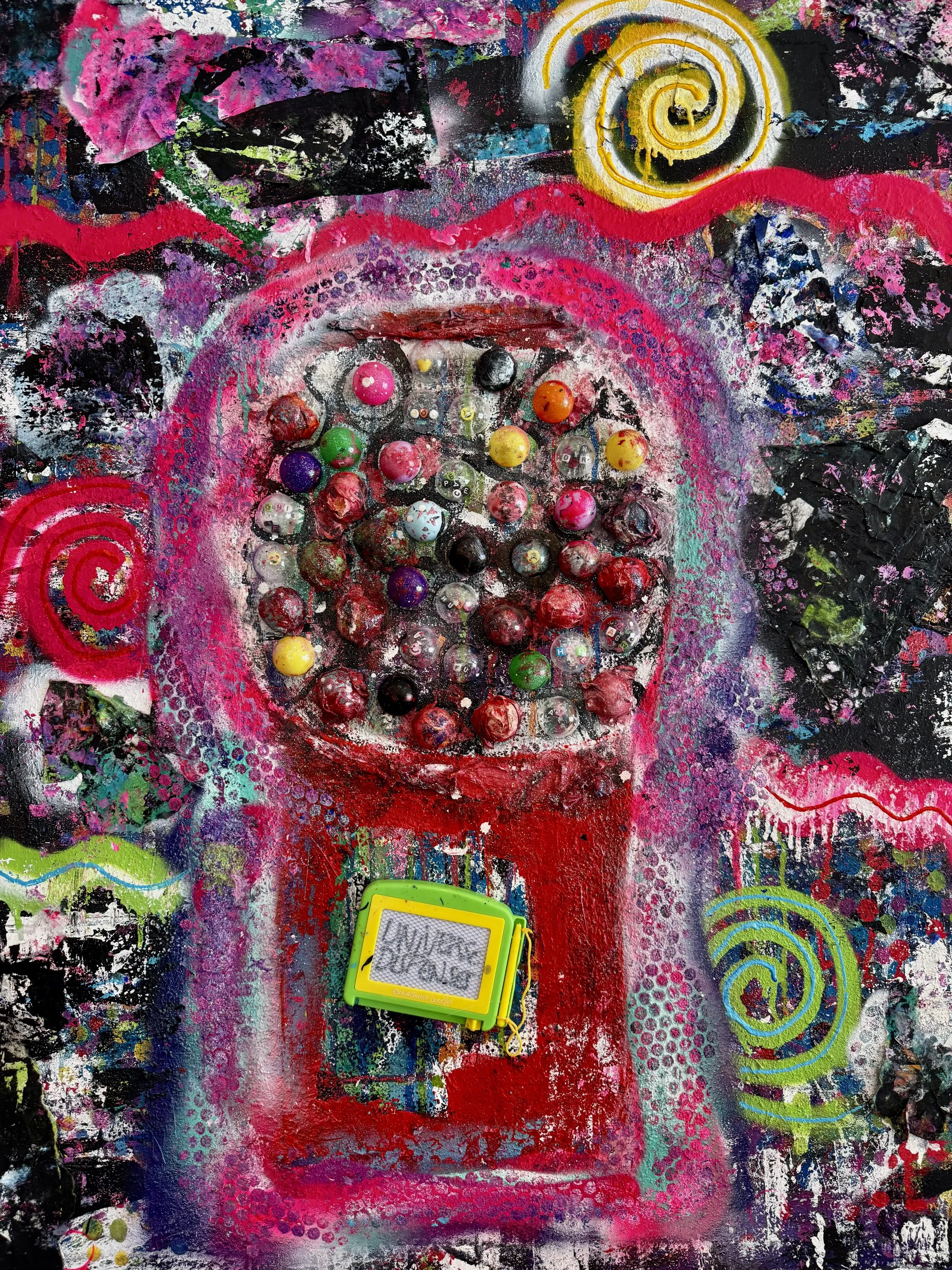 THE UNIVERSE DISPENSES | 30x40" | Mixed Media