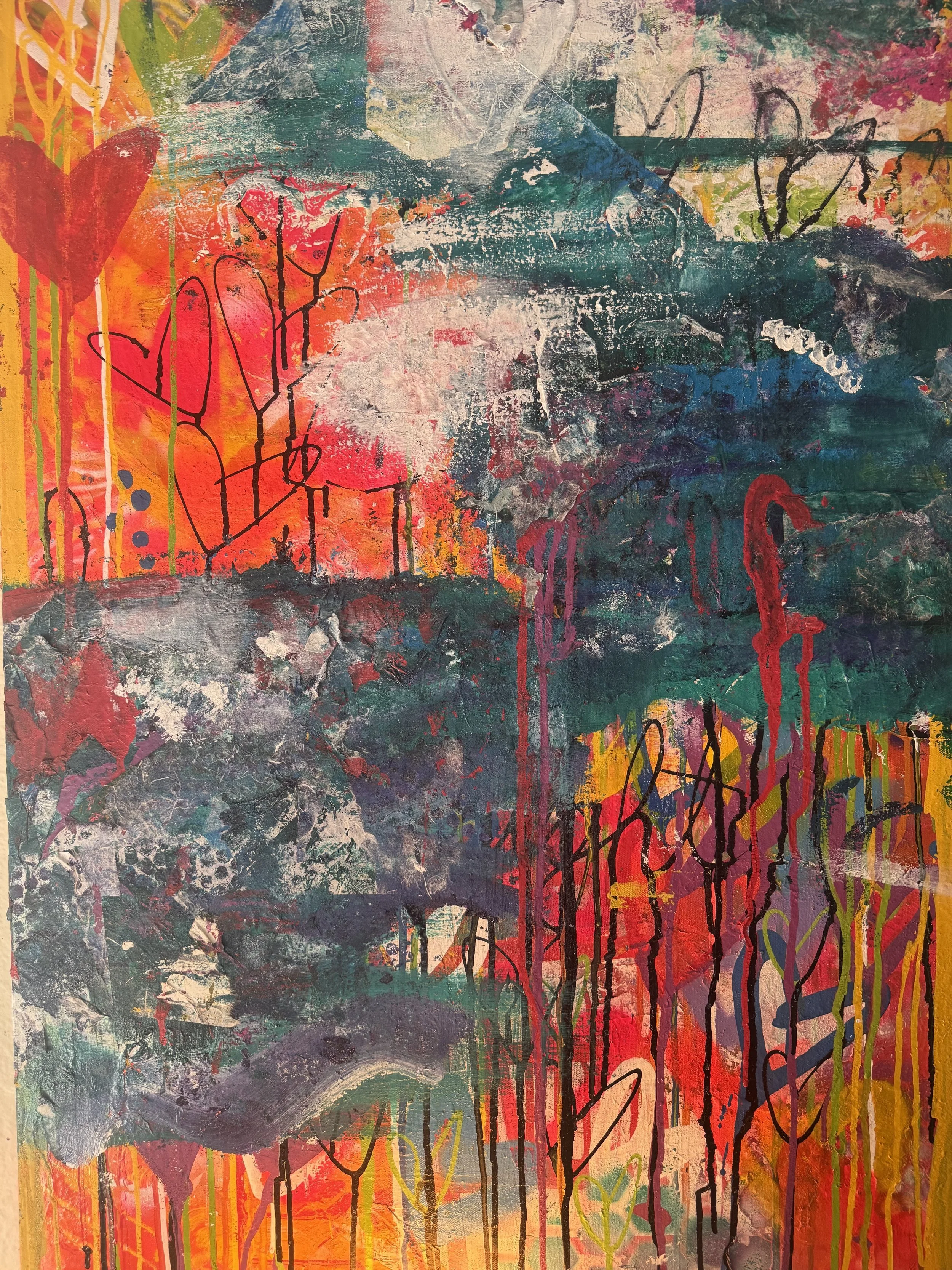 DIMENSIONS | 24x30" | Mixed Media