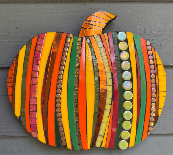 Stained Glass Mosaic Pumpkin Workshop