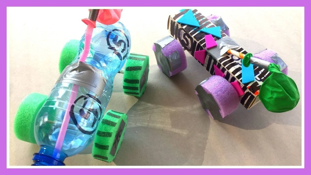STEAM-powered Art! | Balloon-powered Vehicles