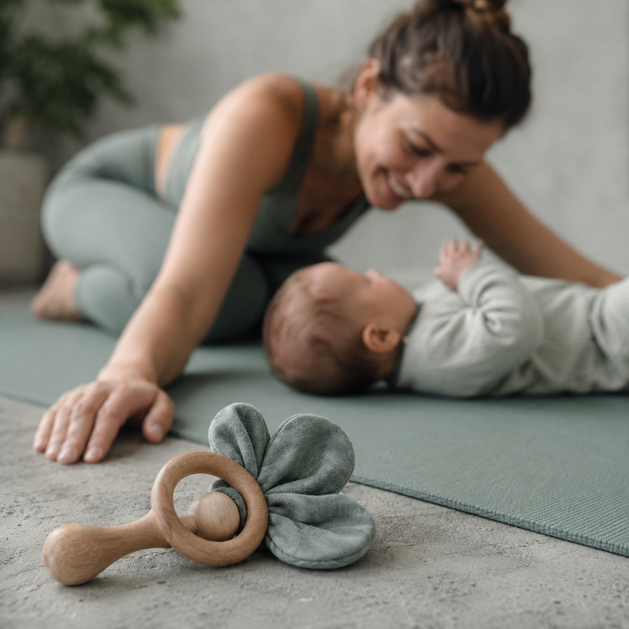 Mama en baby yoga