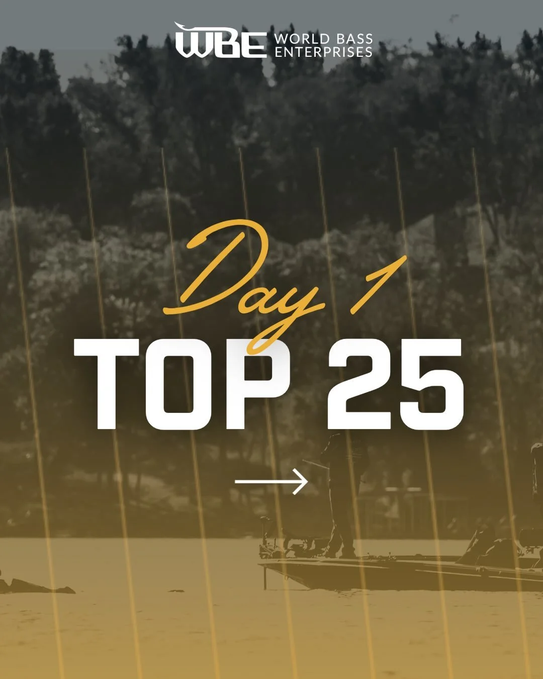 Here are your Top 25 after a tough day on Old Hickory Lake, but don&rsquo;t get too comfortable. 👀

Tomorrow is a whole new day and anything can happen! Keep up with all the action and exclusive commentary via PPV.

🔗 Link in bio

#TheChampions2026