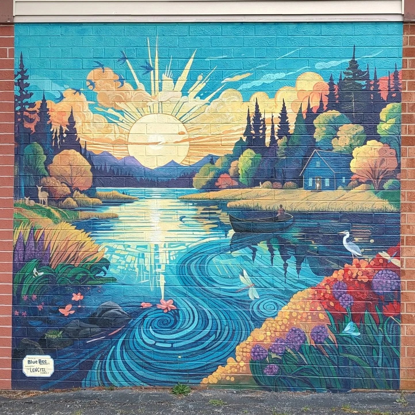 Blue Bee Murals