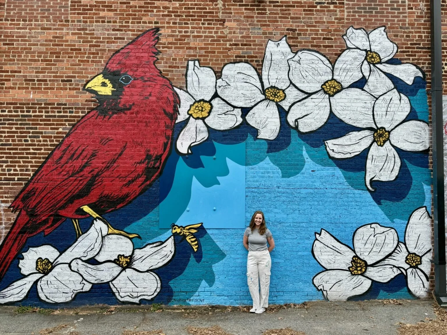 Winston- Salem Mural Christina Parrish Art