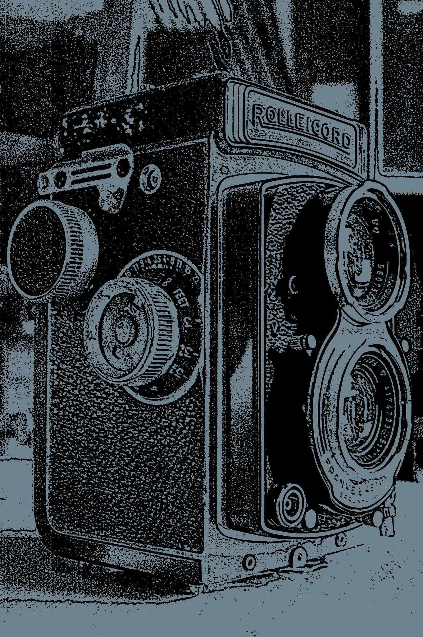 Vintage Rolleicord twin-lens reflex camera