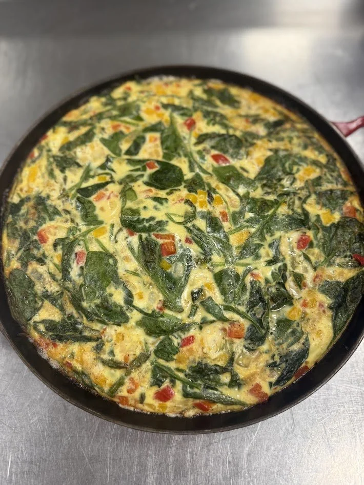 Spinach and Vegetable Frittata