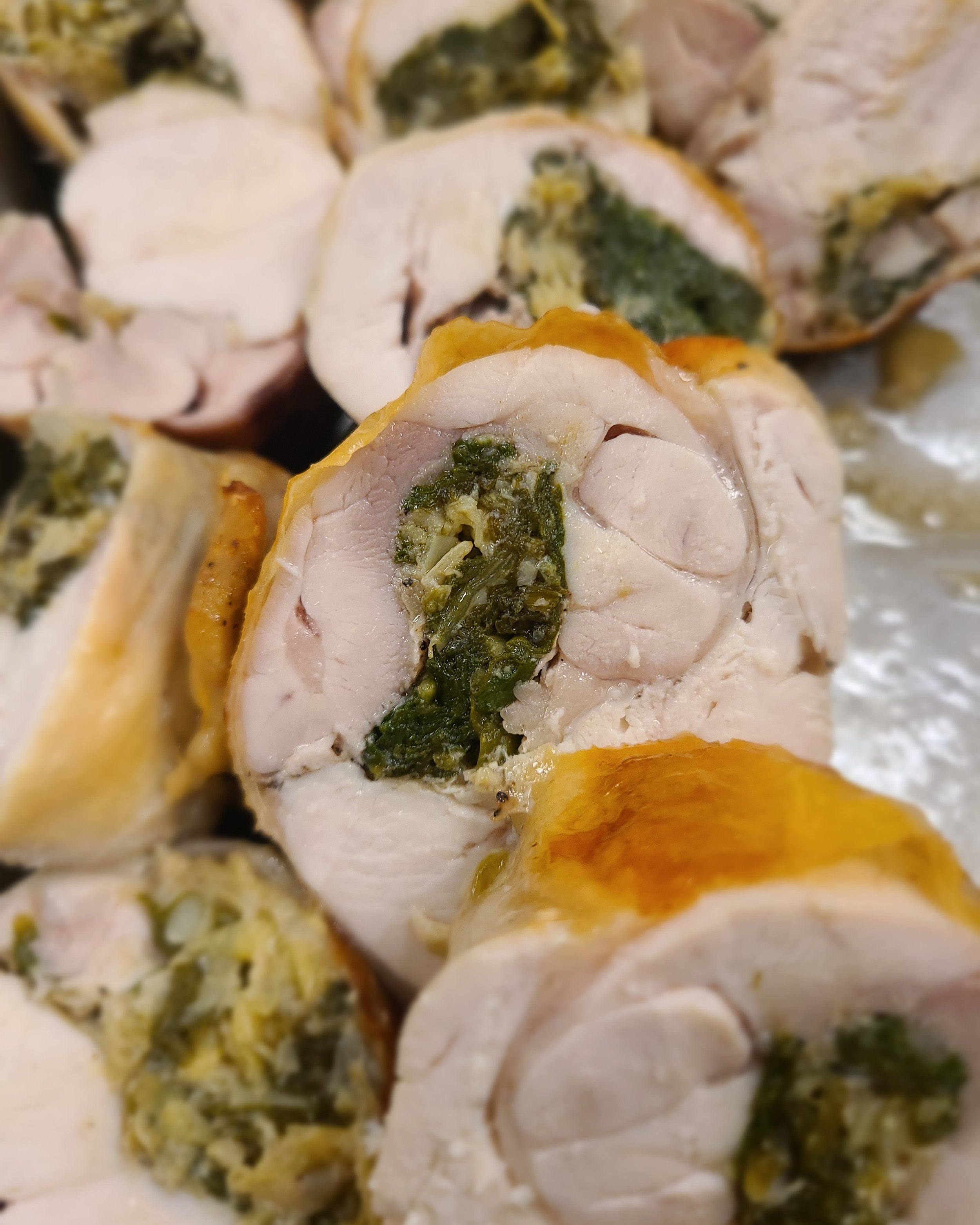 Free Range Chicken, Spinach, Artichoke, Roasted Garlic