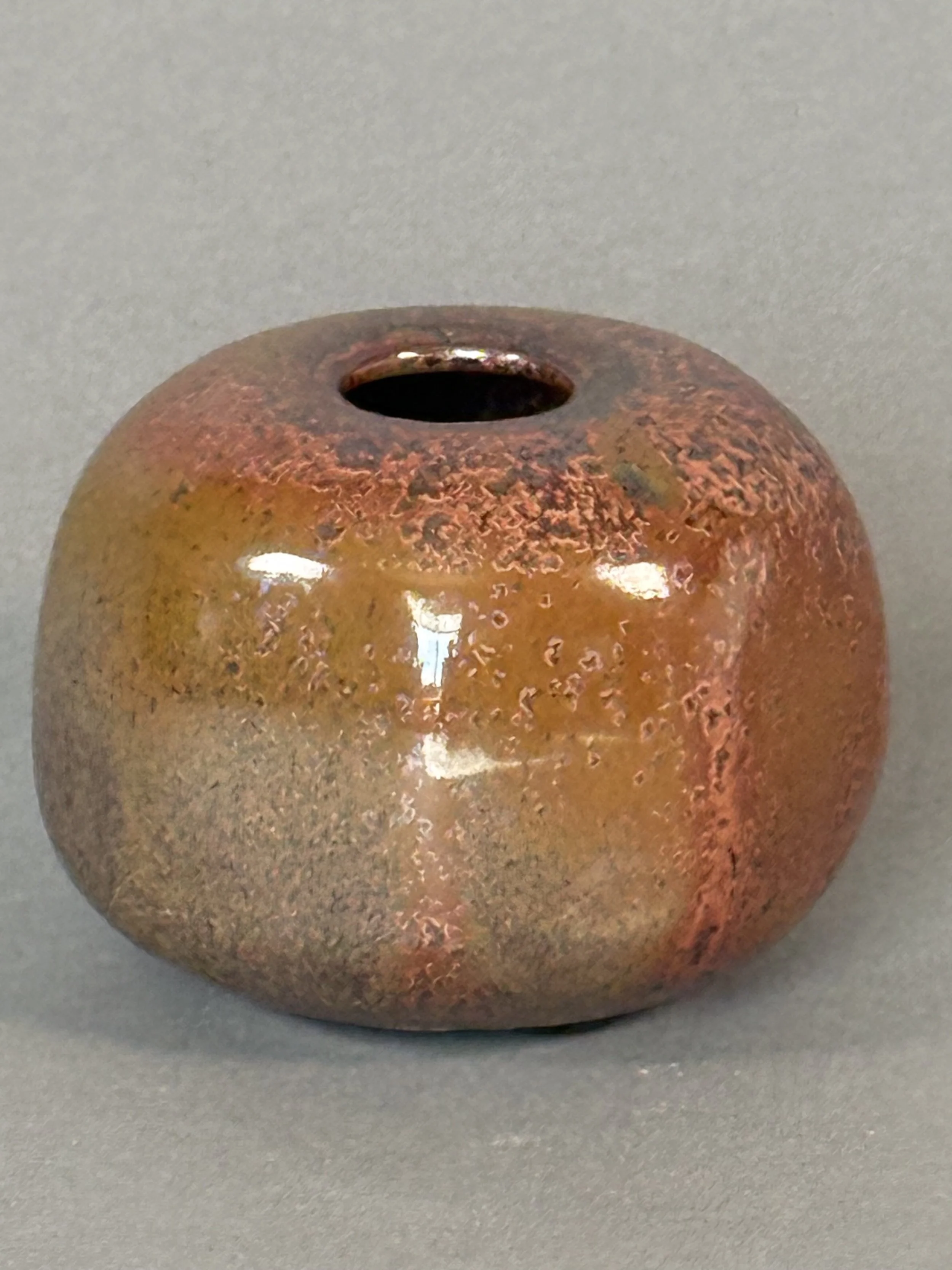 Artisan Ceramic Pebble Bud Vase