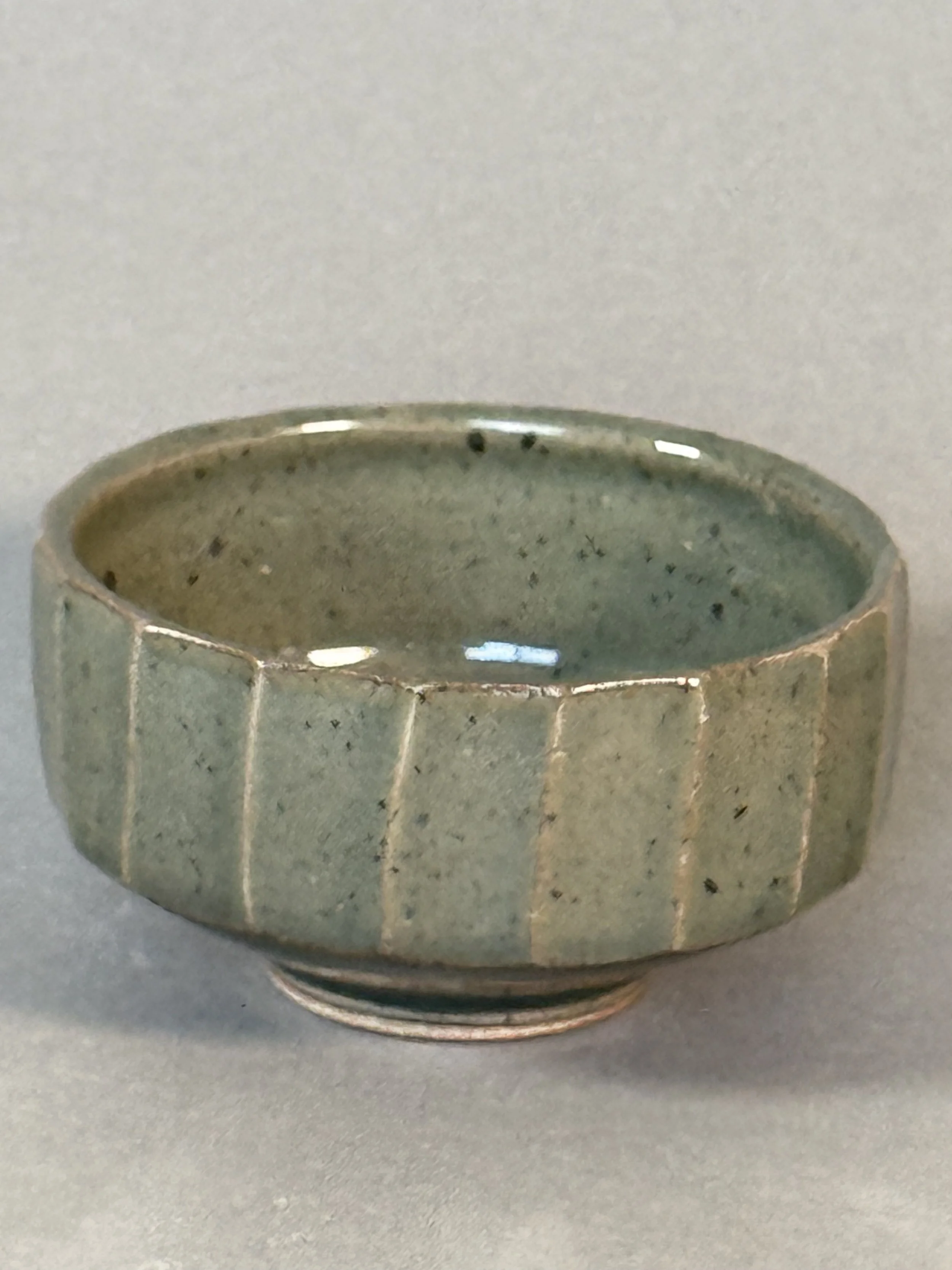 Artisanal Celadon Stoneware Bowl
