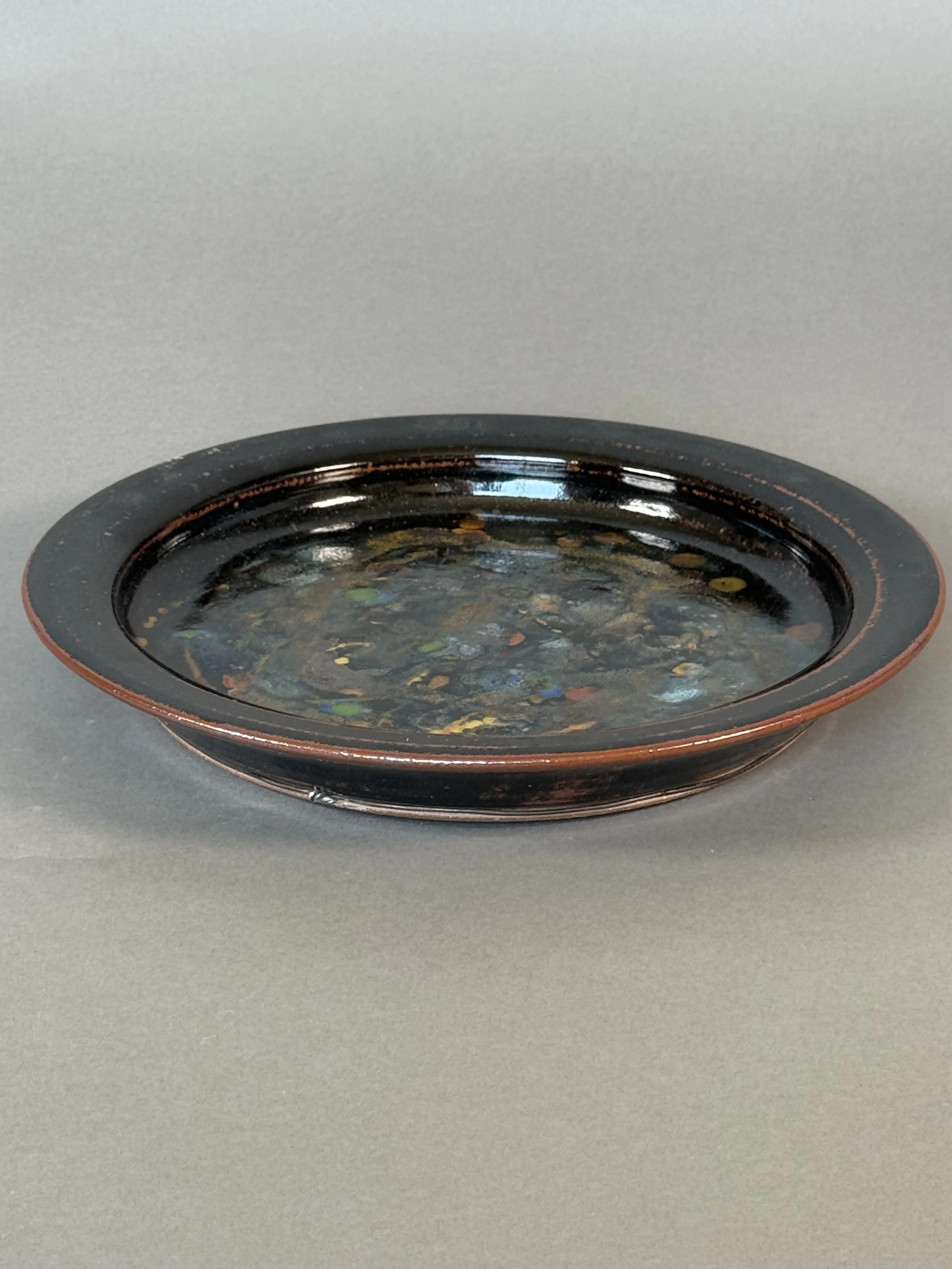 Elegant Multicolor Overlay Serving Plate
