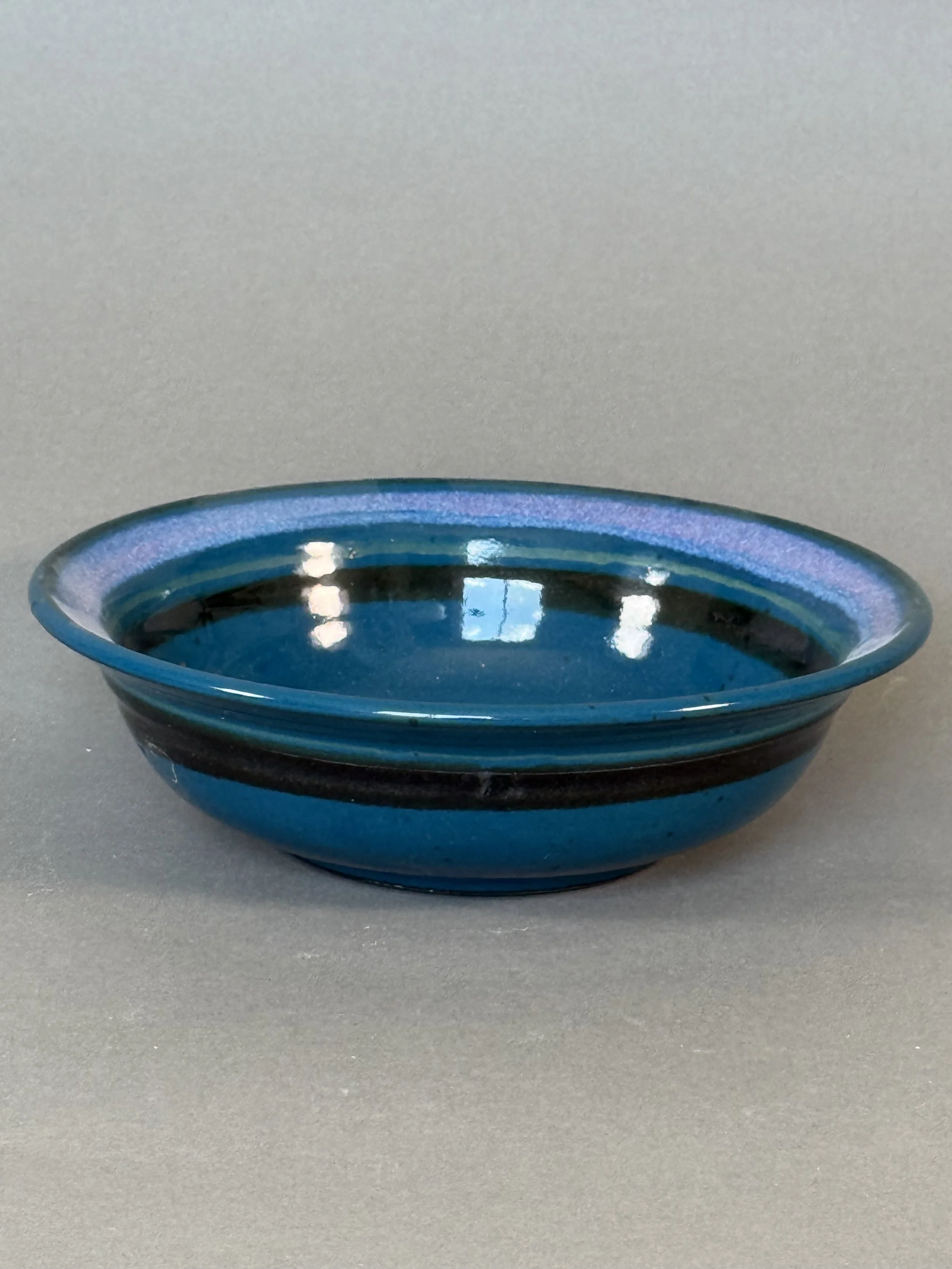 Elegant Cobalt Blue Decorative Bowl