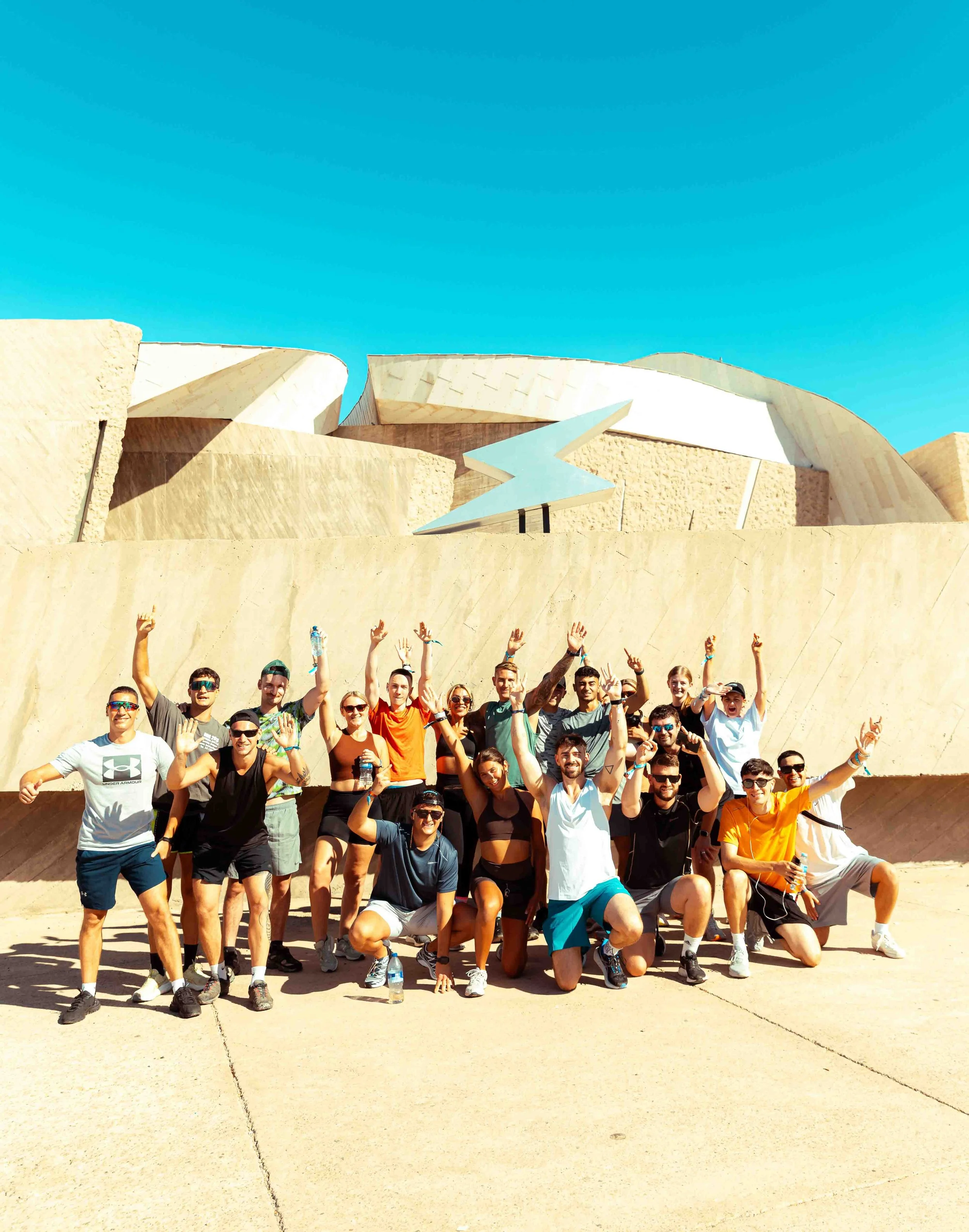 Patrick topping hosts his first run club during the trick tenerfie takeover