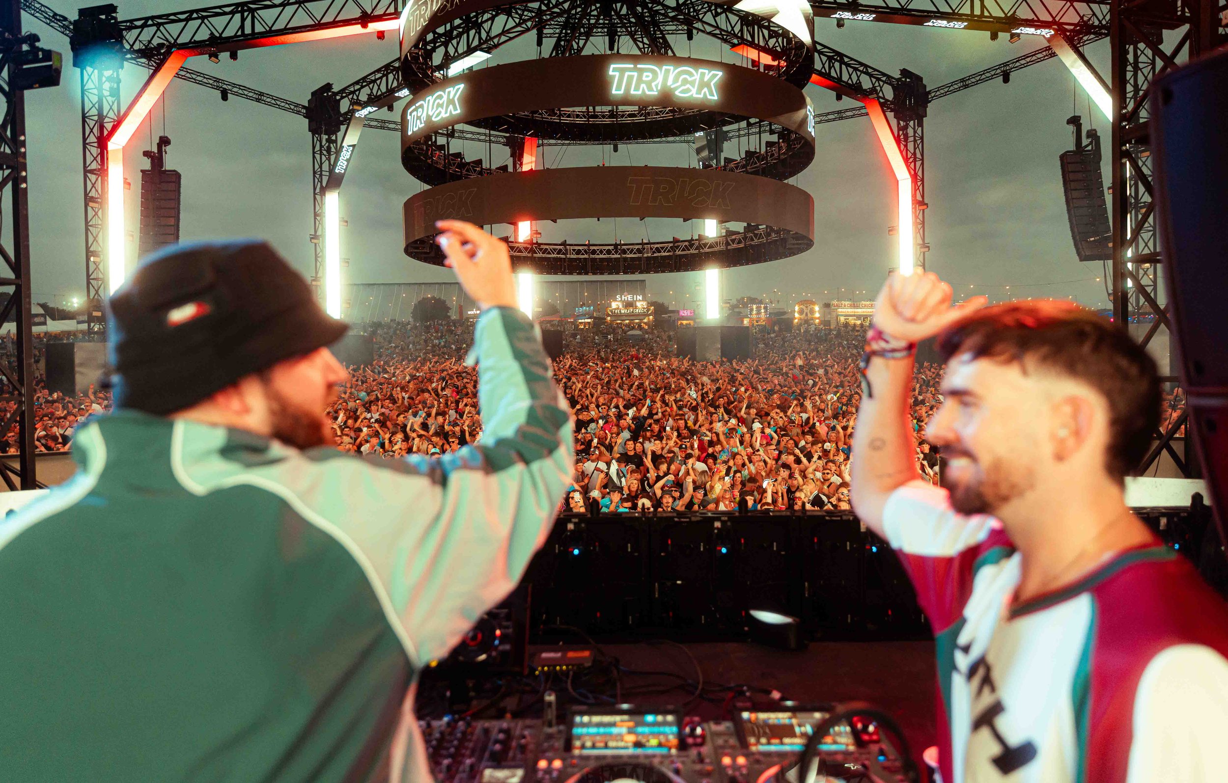 Creamfields Trick halo stage event photography