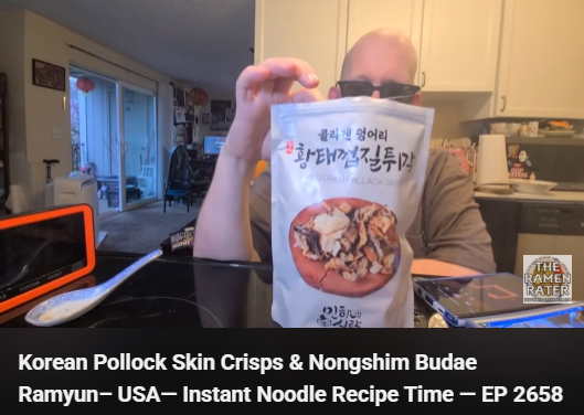 Pollock crisps YouTube review