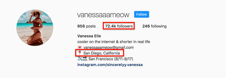 Vanessa profile