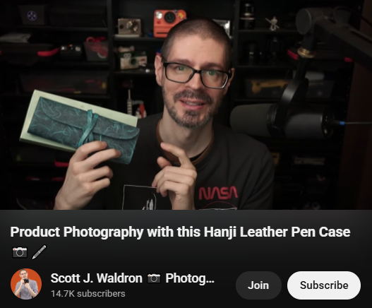 Hanji leather pen case YouTube review