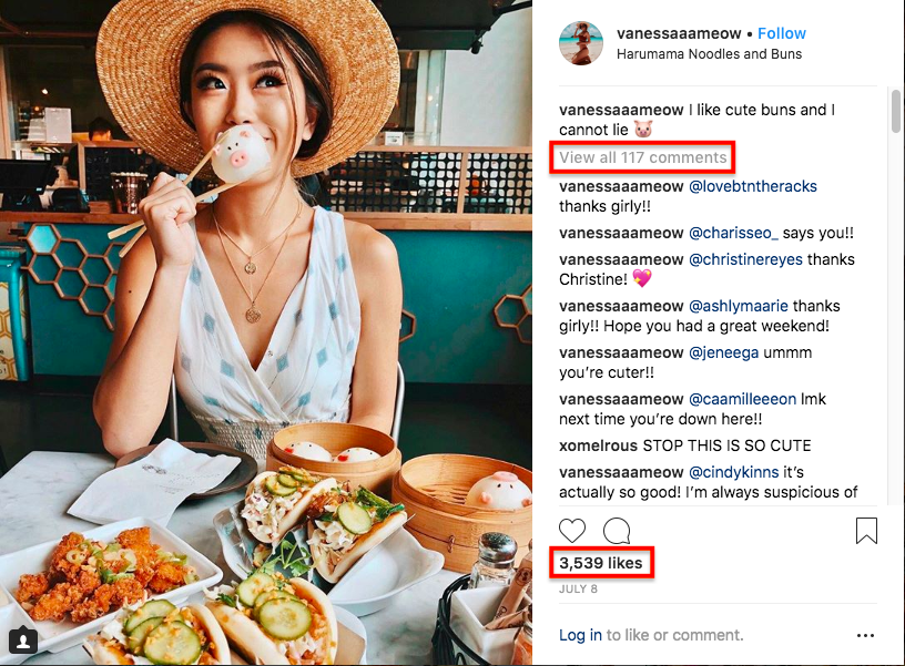 Vanessa Instagram post