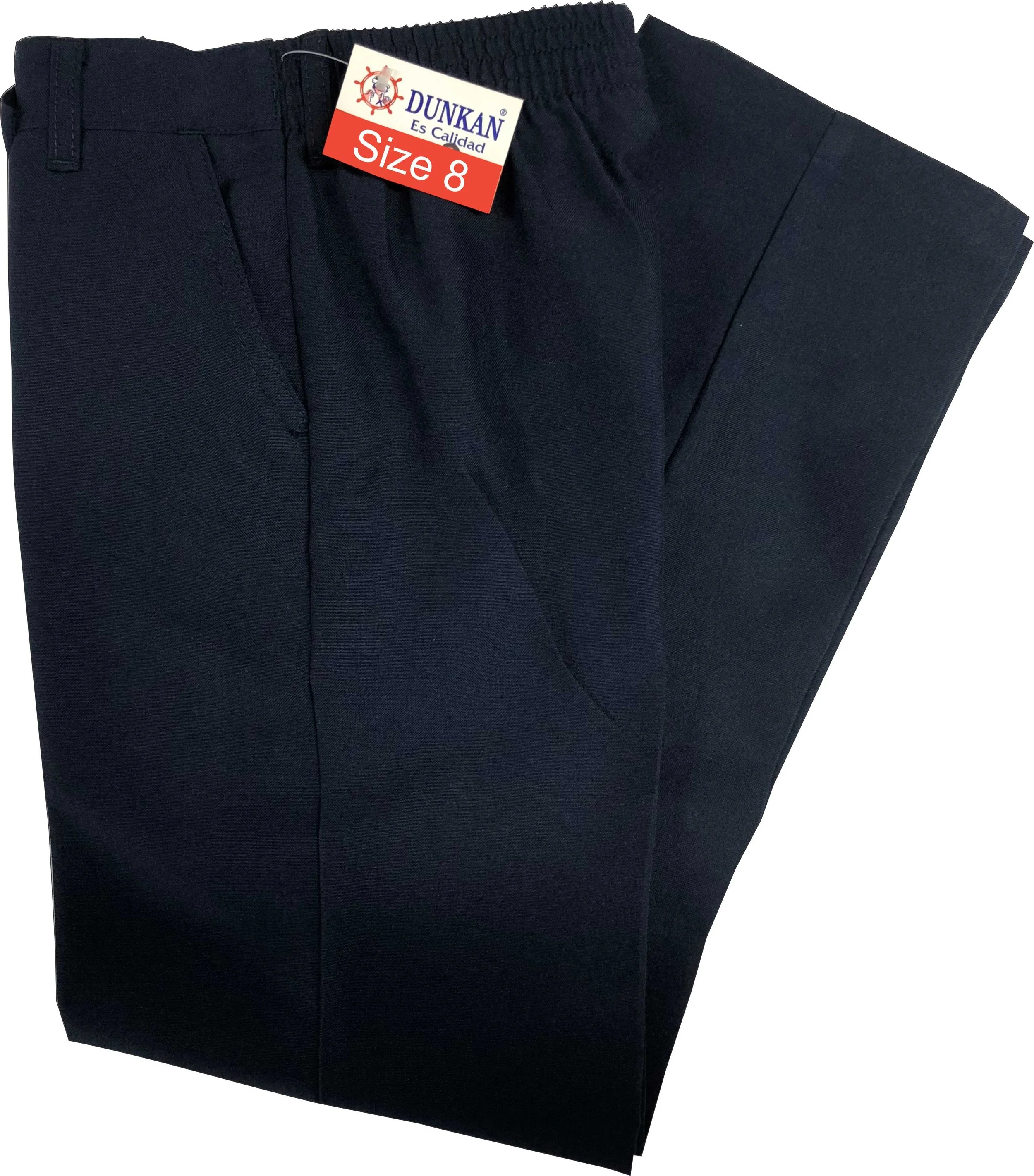Pantalón Casual en Gabardina Azul M. - Size 8