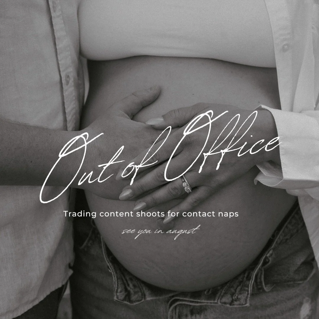 After welcoming our son on May 30th, I&rsquo;m officially stepping away for maternity leave.

This season is one I&rsquo;ve dreamed about for a long time, and I&rsquo;m giving myself the space to fully embrace the newborn snuggles, slow mornings, hea