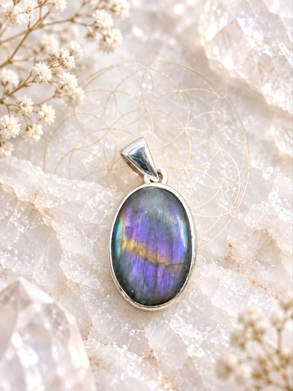 Purple Fire Labradorite