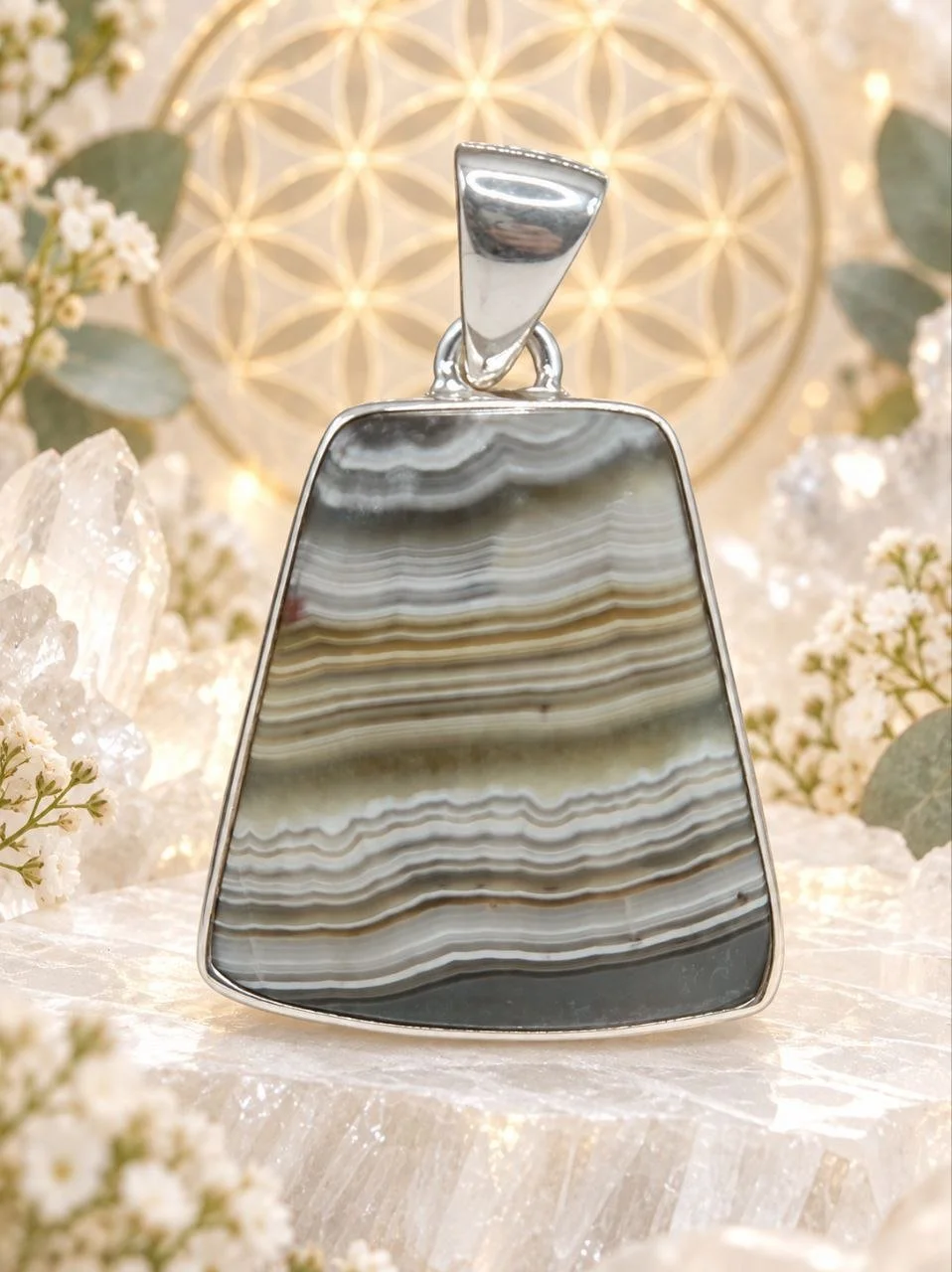 Banded Grey Agate
