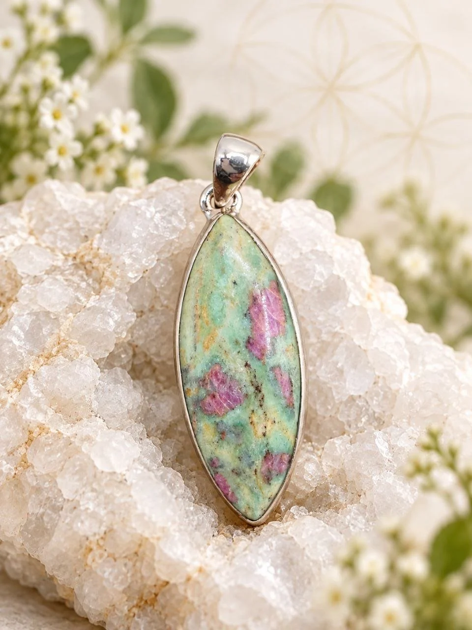 Ruby in Fuchsite