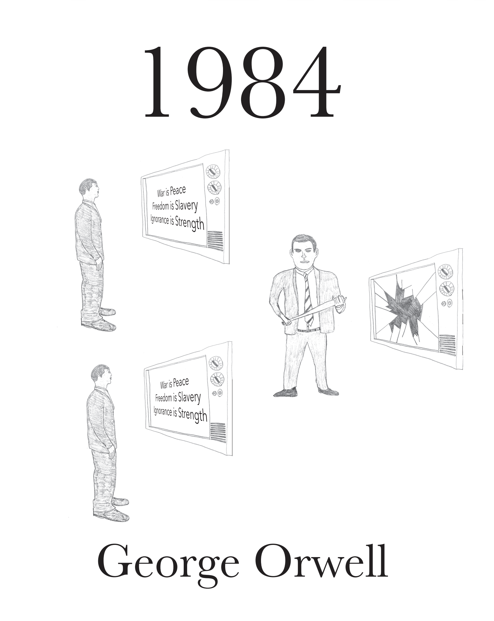 1984 Drawn Book Cover