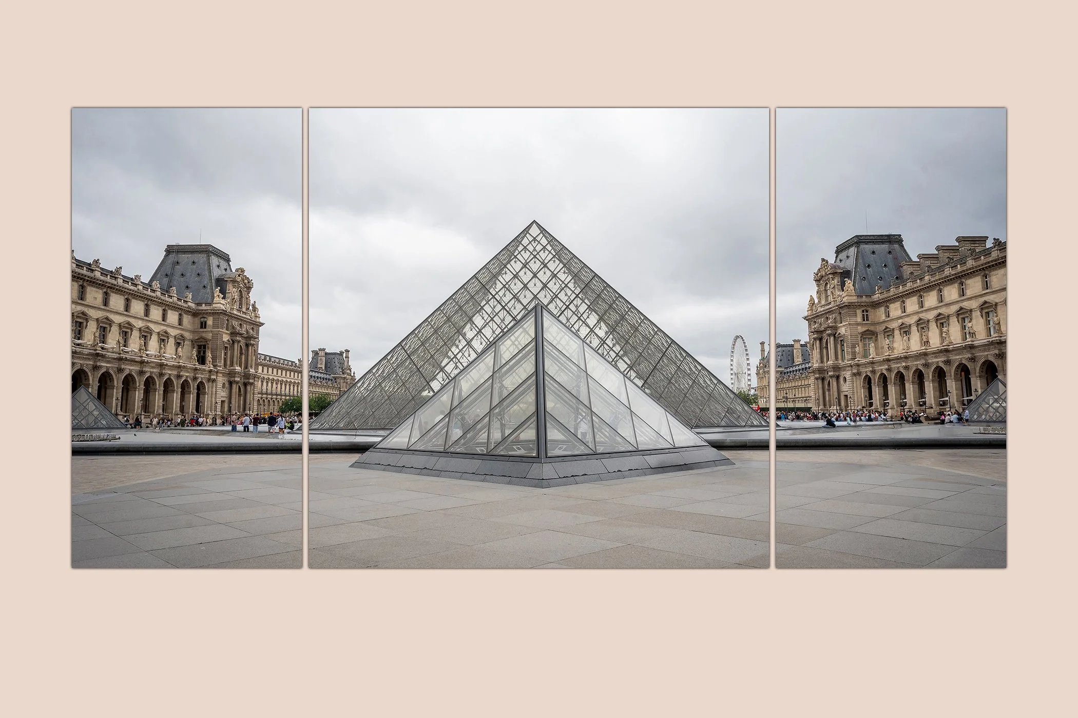 Visiting the Louvre has been a lifelong dream — and finally seeing it in person was nothing short of magical! While the masterpiece art works inside are world-renowned, the building itself is just as breathtaking. On this particular day, a soft overc