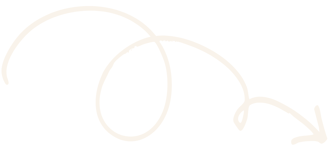 White arrow on a black background making a loop and pointing to the right.