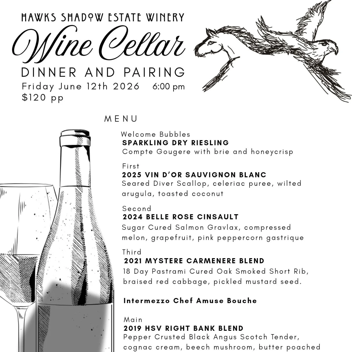 Come join Trosko Culinary at Hawk's Shadow Winery for a wine cellar dinner featuring the unique and exceptional wines from this local hill country vineyard. https://hawksshadow.com/product/wine-club-dinner-6-12-26/?c7EmailId=caf268d2-cca0-4bdf-a71d-5