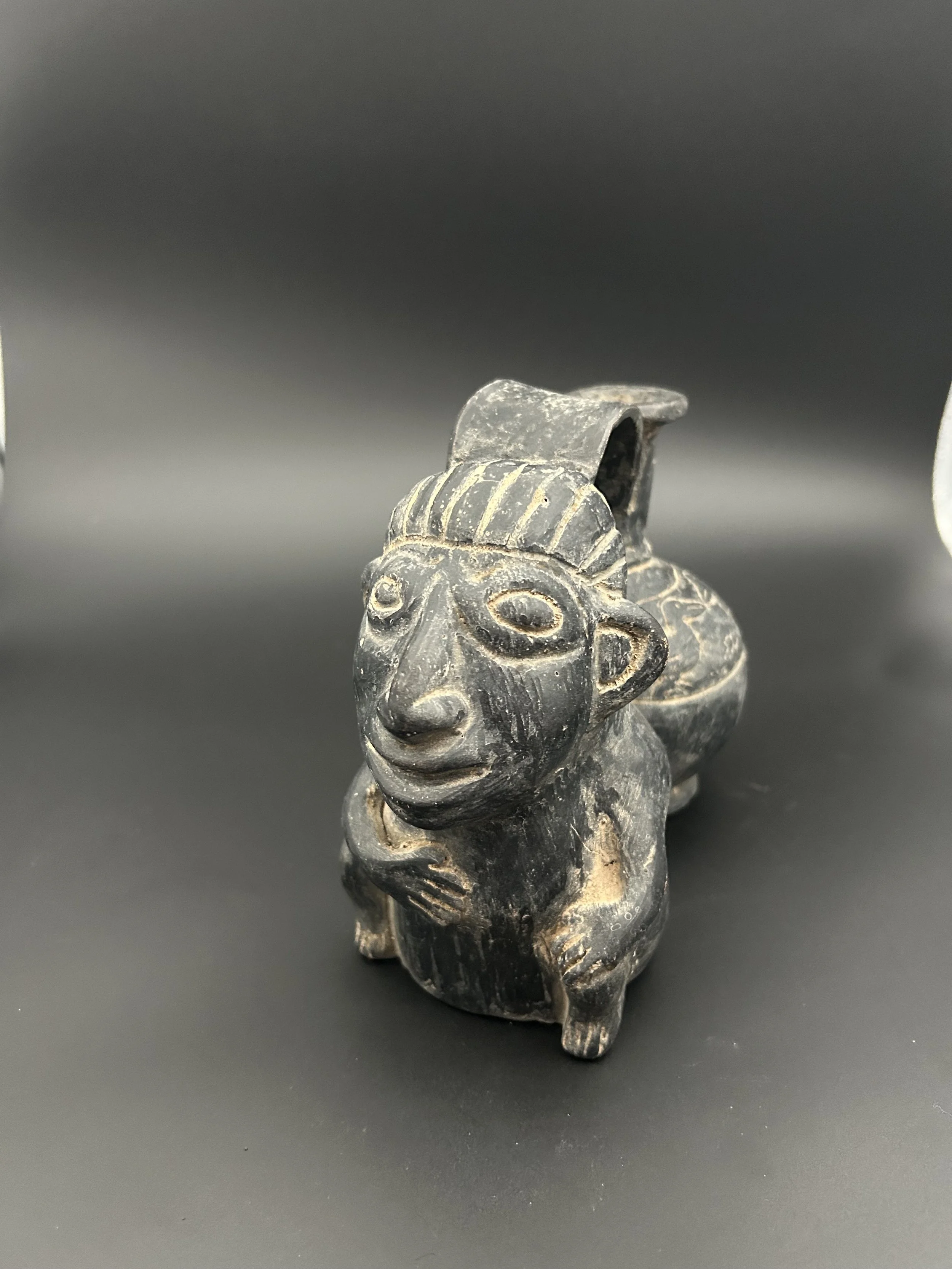 The Tale of the Chimú Guardian Vessel, a Possessed Blackware Whistling Vessel, c. 1936, Peru - Pre-Columbian North-Coast Tradition