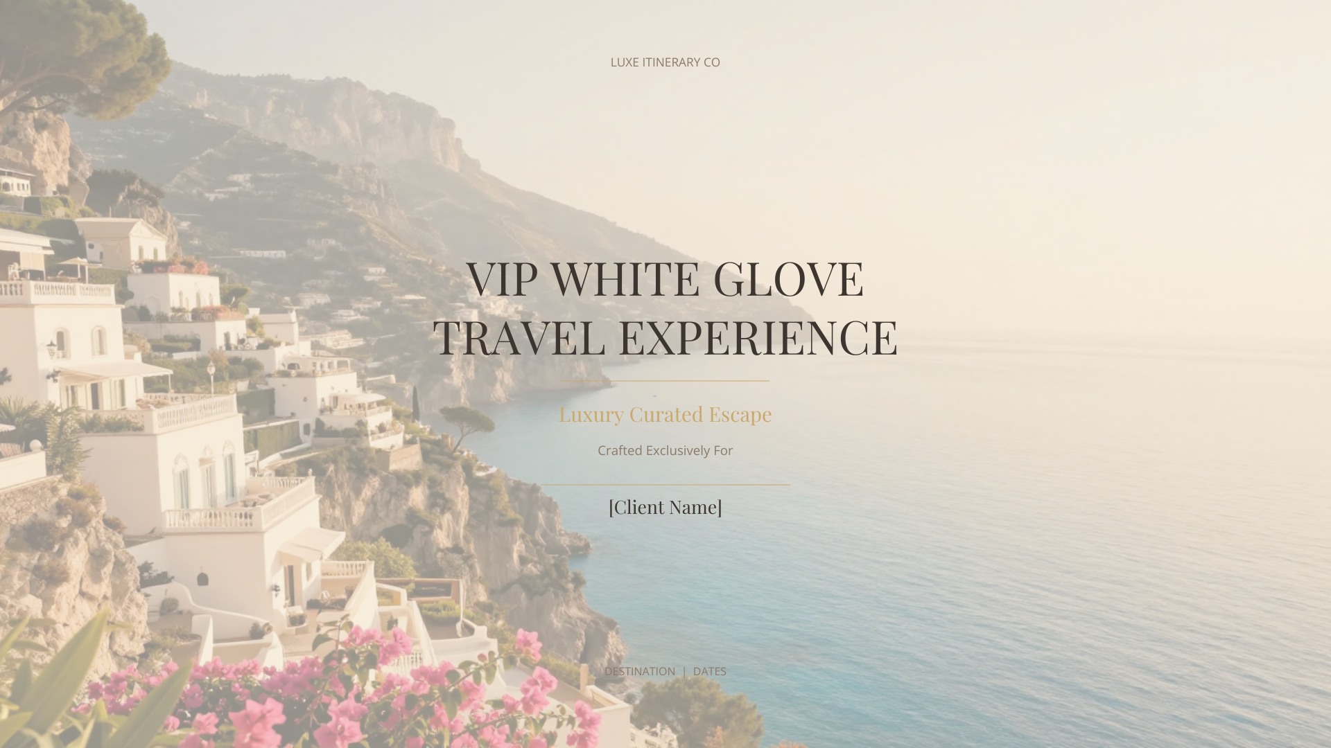 VIP White Glove Travel Experience