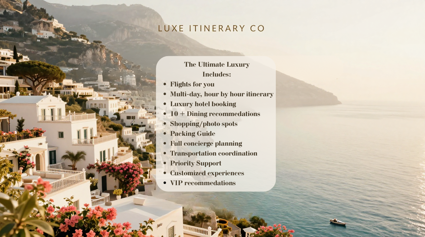 The Ultimate Escape 7+ days and/or bookings for more than 4