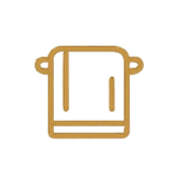 Minimalist illustration of a piece of bread with a question mark on it