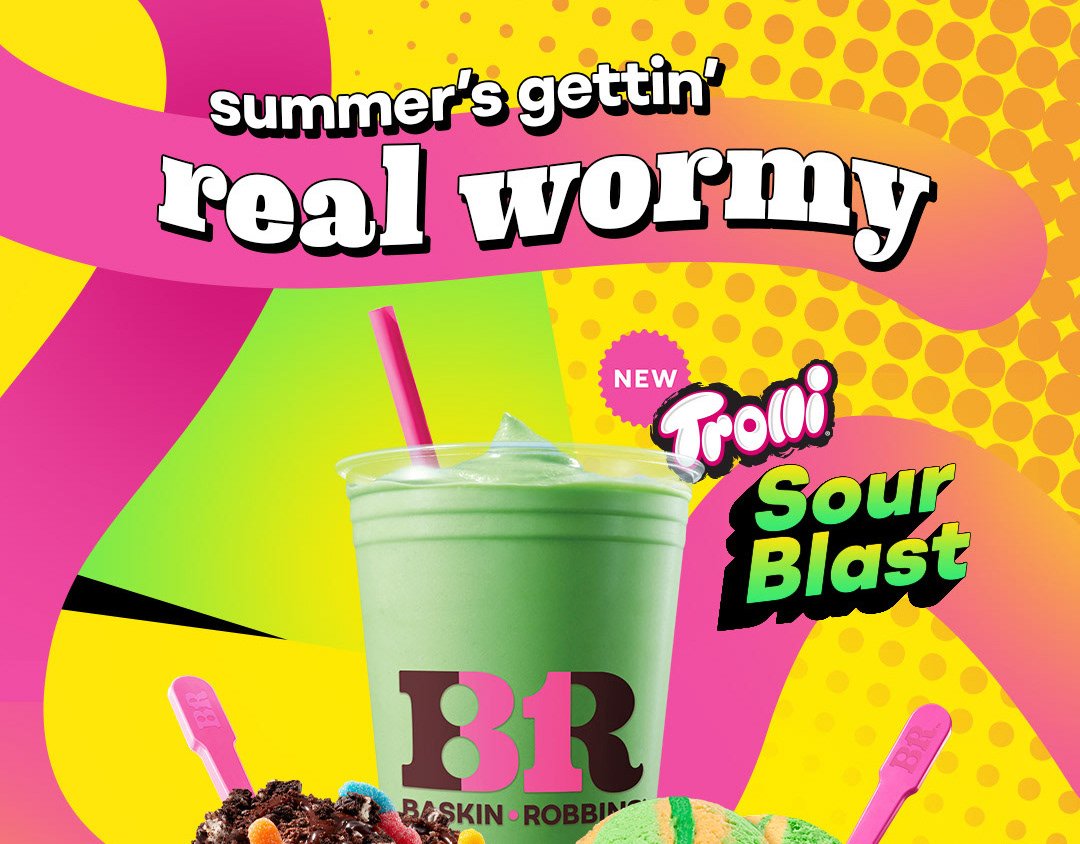 baskin robbins x trolli