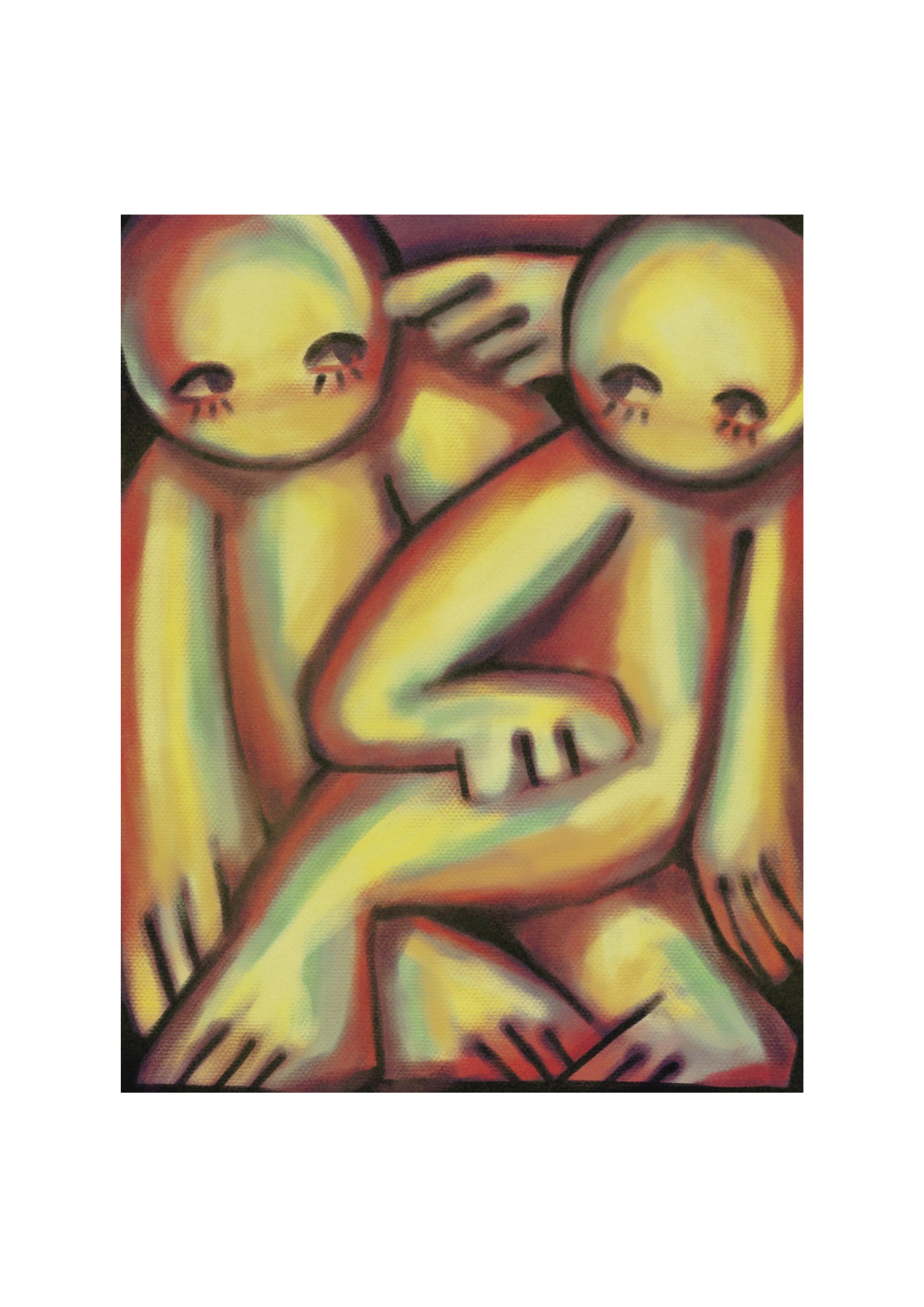 Yellow Twins (Large)