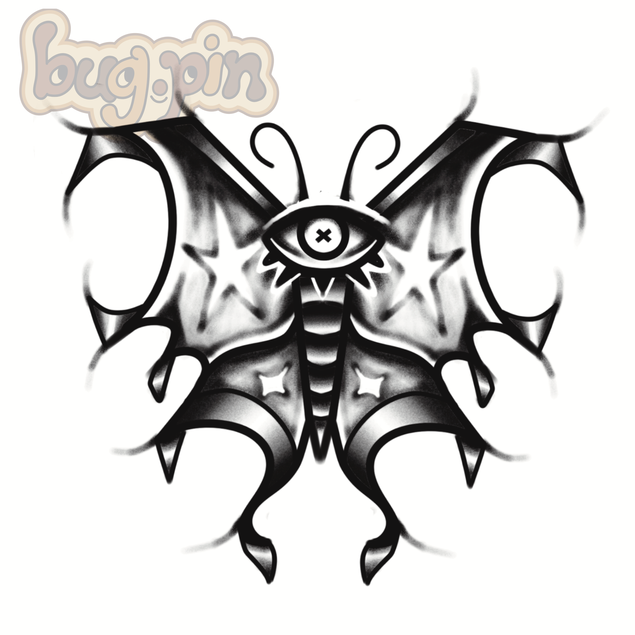 butterfly freak tattoo