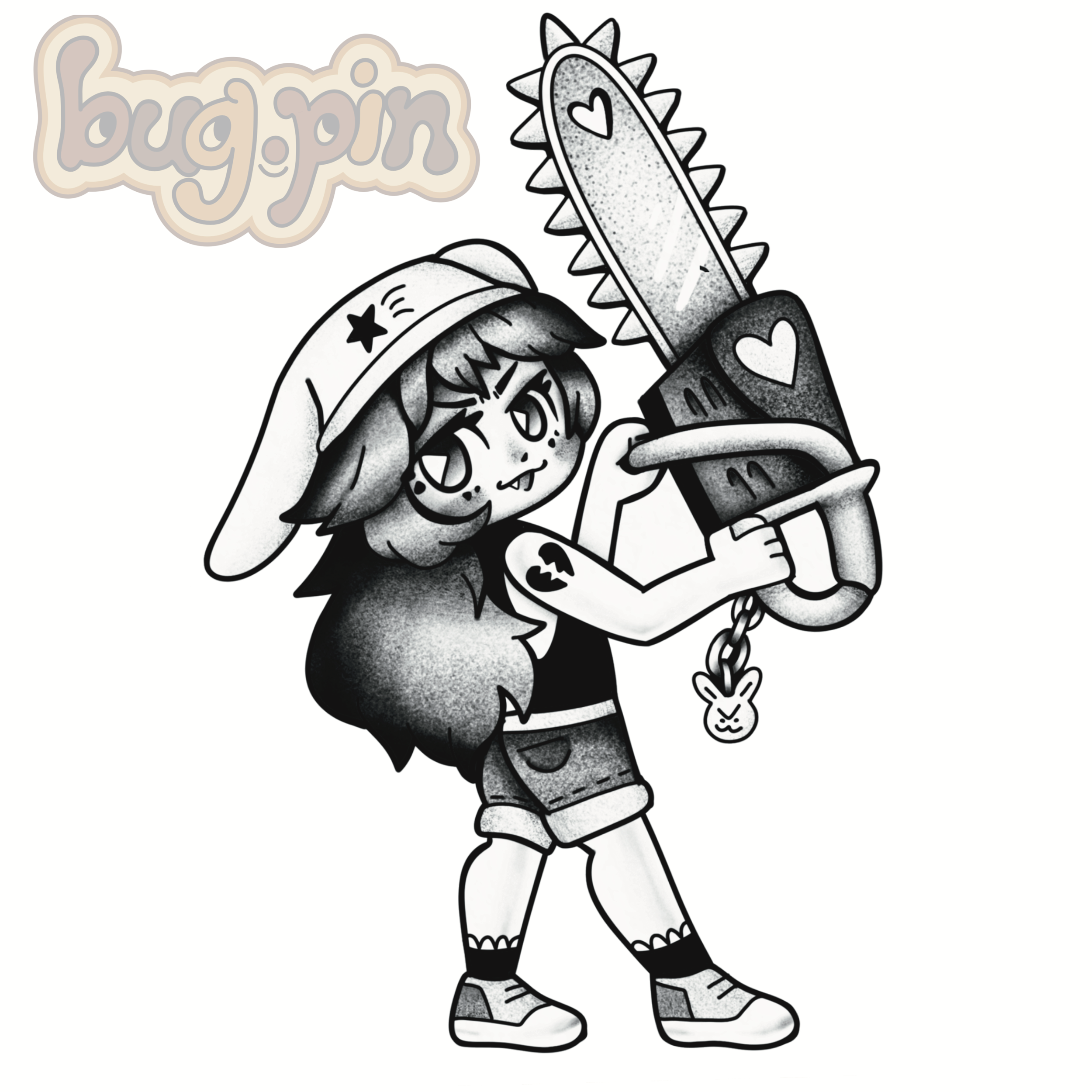 chainsaw girl tattoo