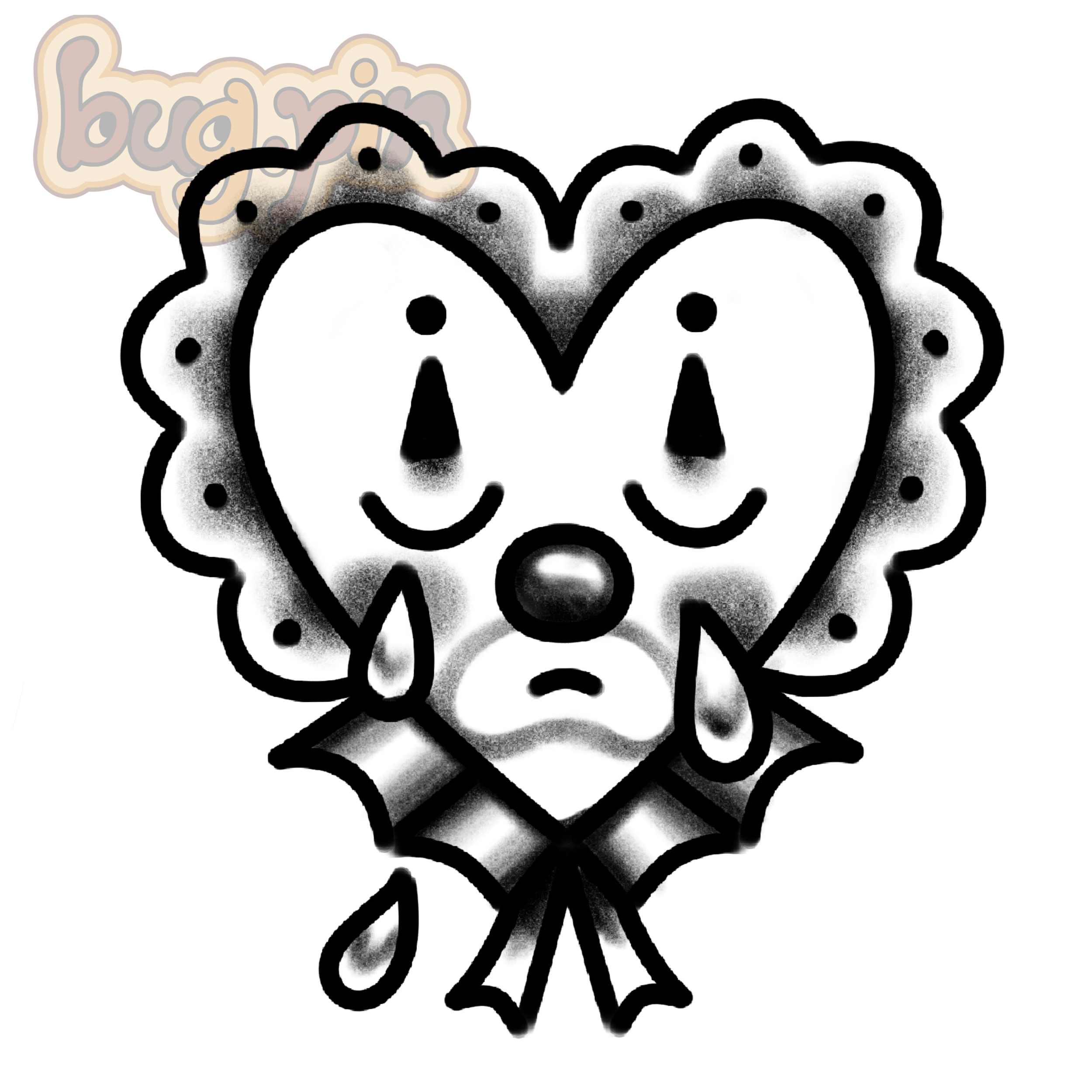 trad clown heart